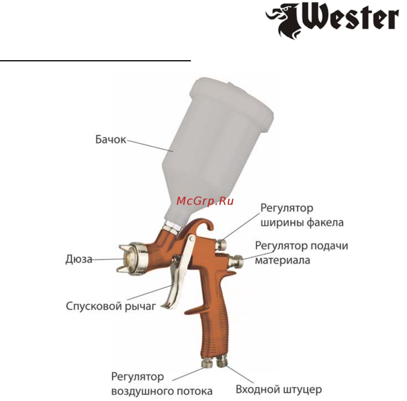 Wester FPG-30 (804-004) Инструкция по эксплуатации онлайн [3/10] 581048