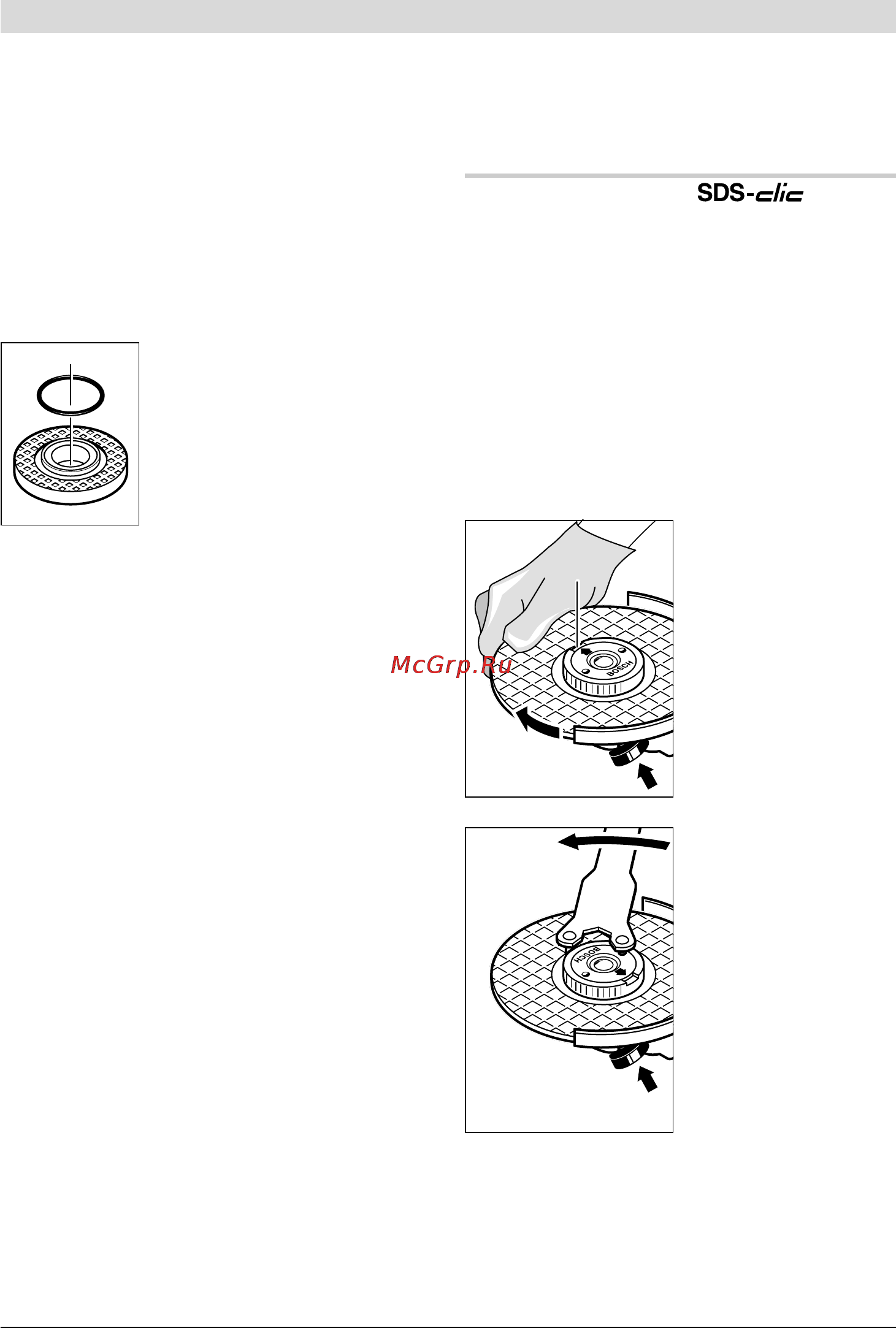 Bosch GWS 22-180 H [155/420] Pikakiinnitysmutteri