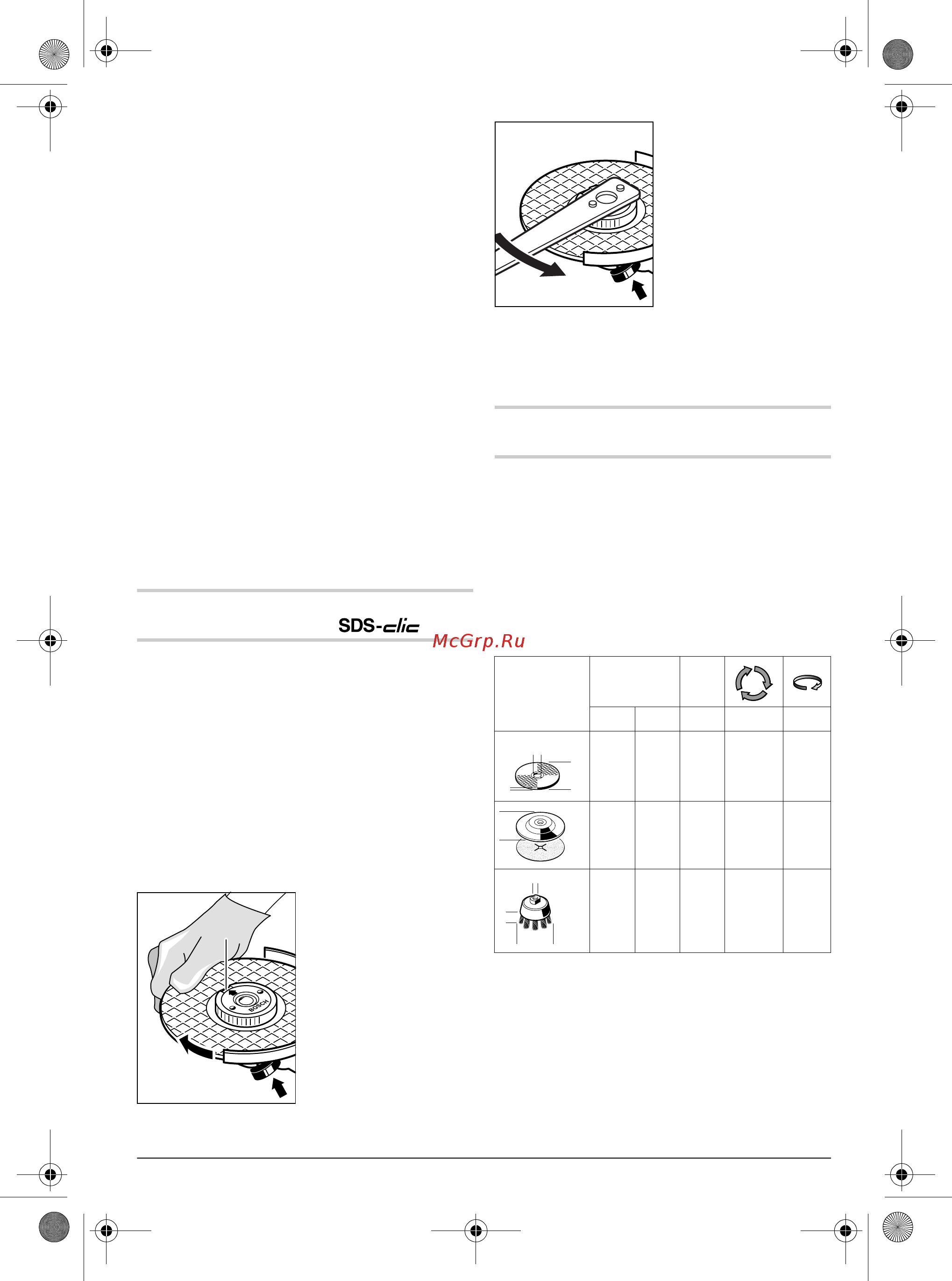 Bosch GWS 15-125 CITH [160/178] Izmantojamie slīpēšanas darbinstrumenti