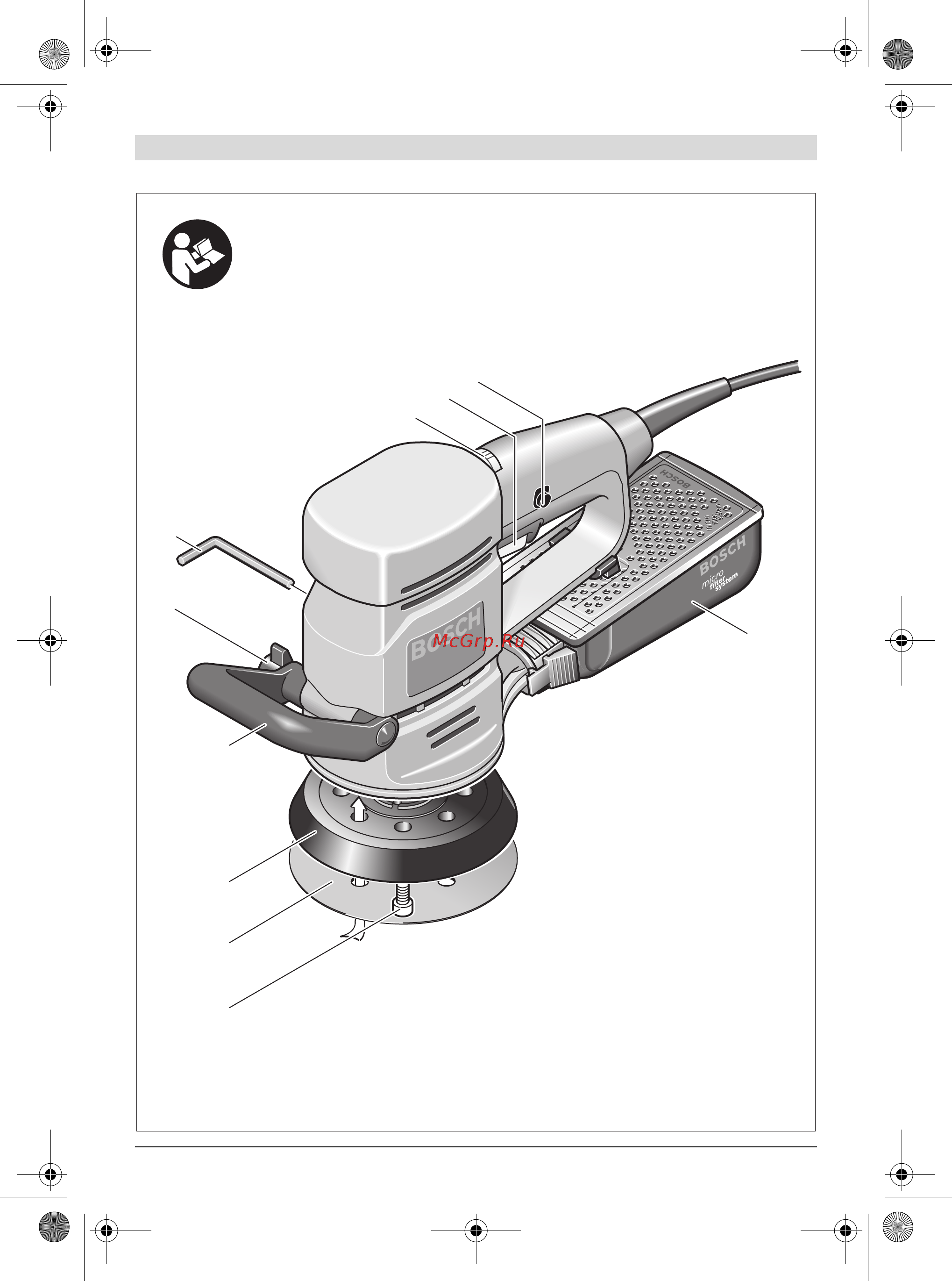 Bosch Шлифмашина орбитальная PEX 400AE (06033A4020) + рюкзак Green (1619G45200) [3/136] Pex 400 ae