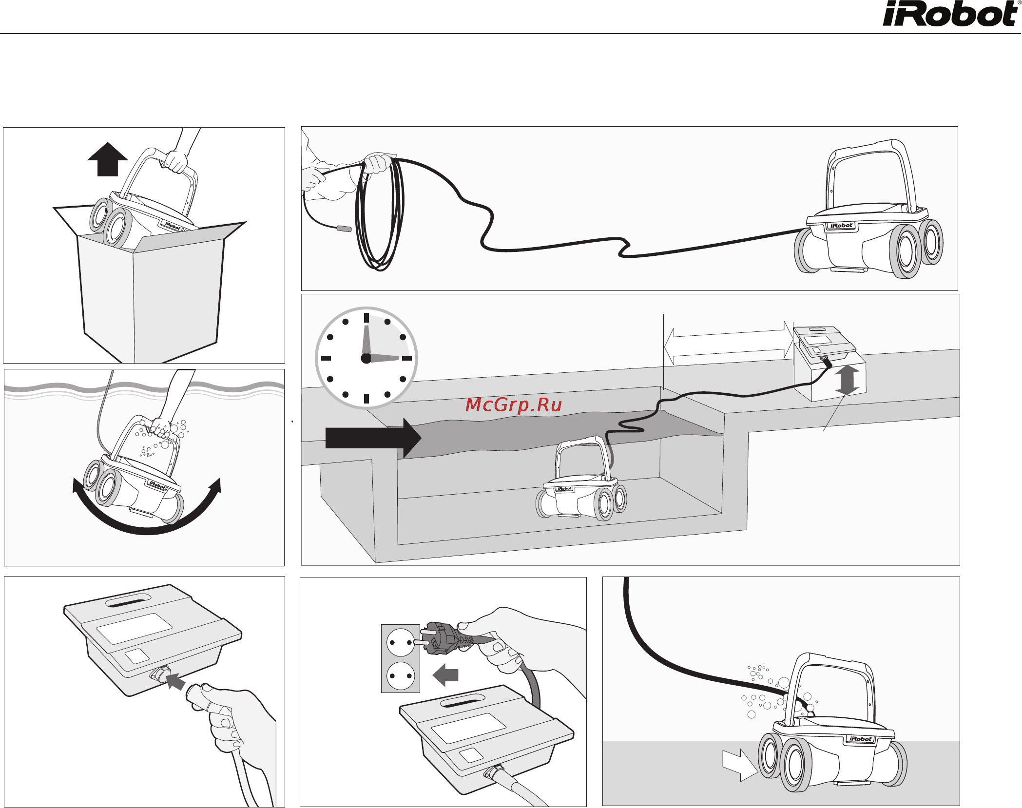Irobot Mirra 530 [5/16] Приступая к работе