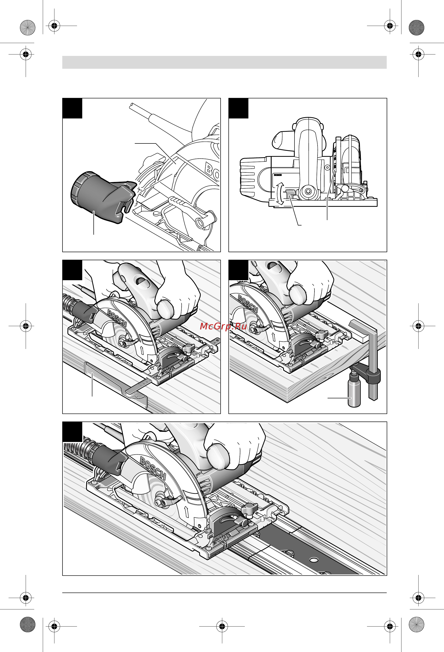 Bosch GKS 55 GCE Инструкция по эксплуатации онлайн [4/213] 124681