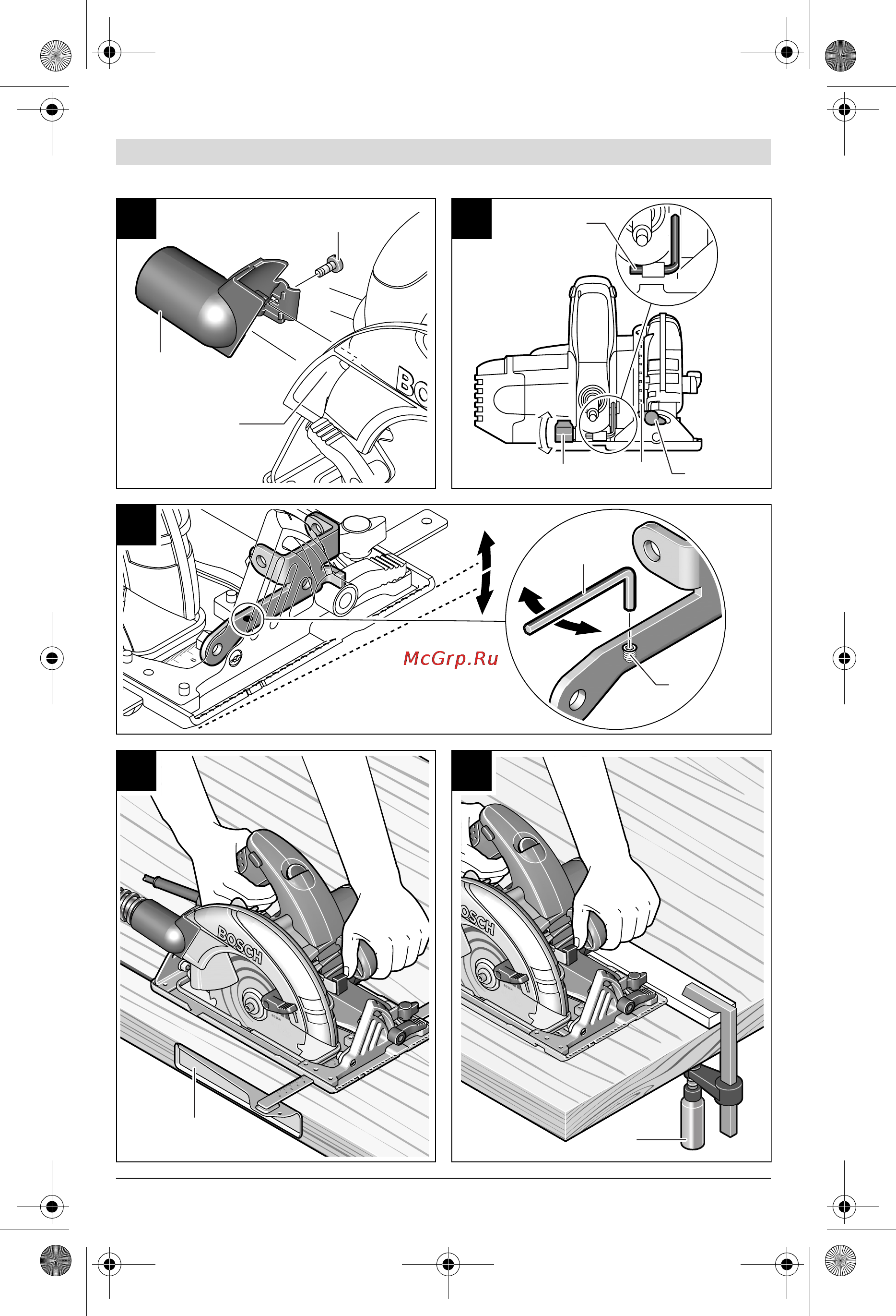 Bosch GKS 65 CE Инструкция по эксплуатации онлайн [4/337] 124683
