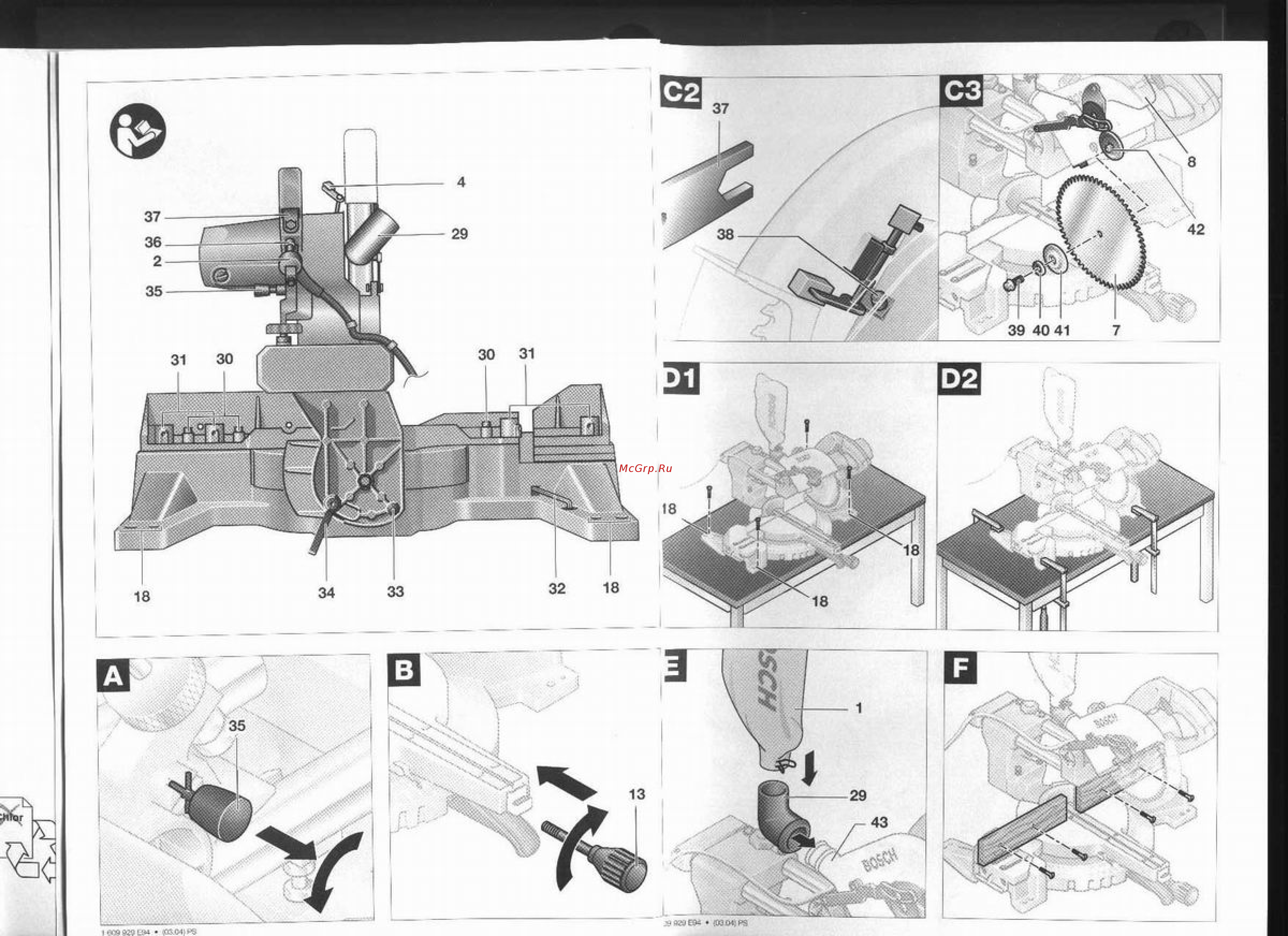 Bosch GCM 10 S Инструкция по эксплуатации онлайн [11/13] 124693