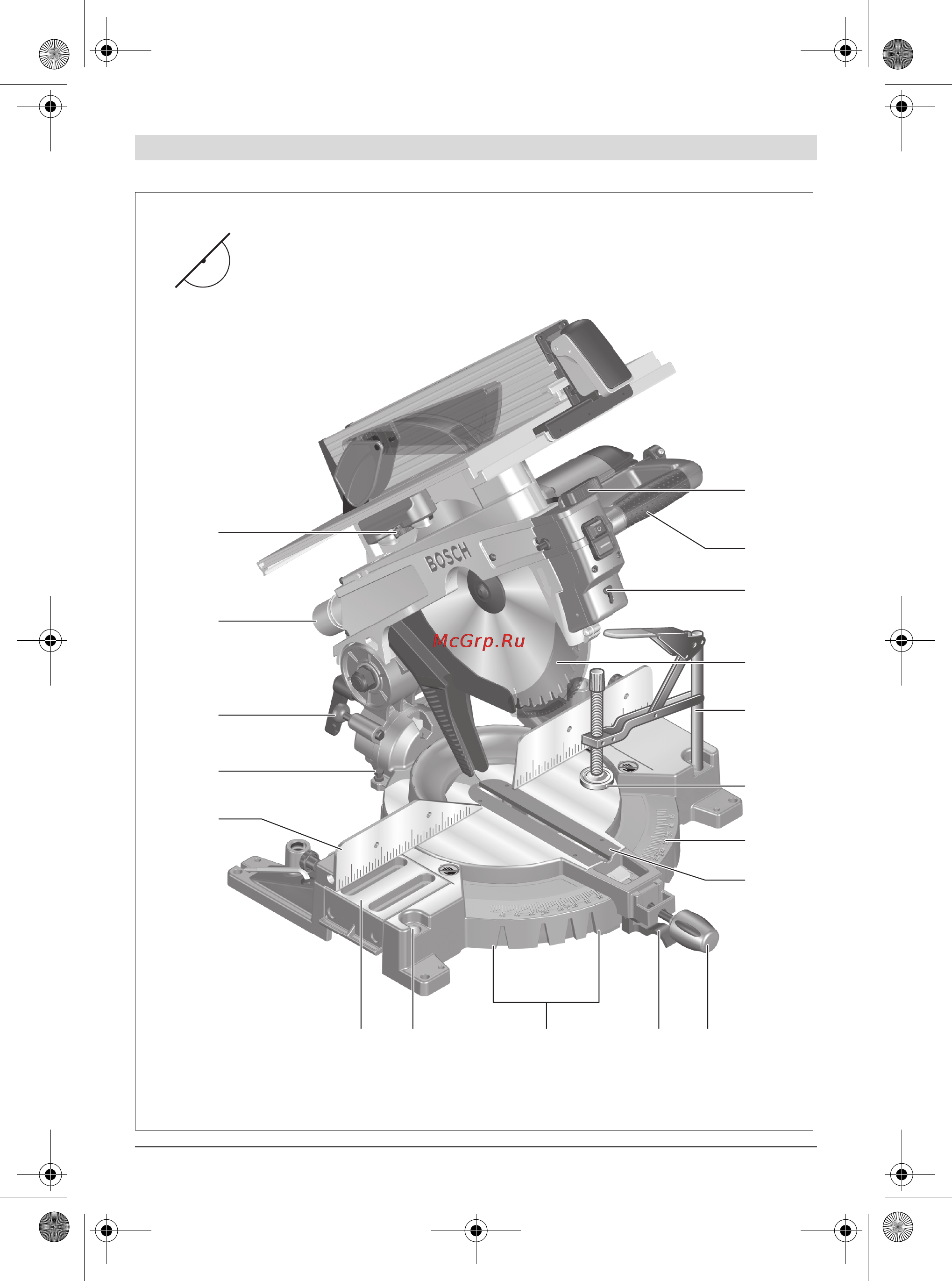 Bosch GTM 12 PROFESSIONAL Инструкция по эксплуатации онлайн [4/389] 124701
