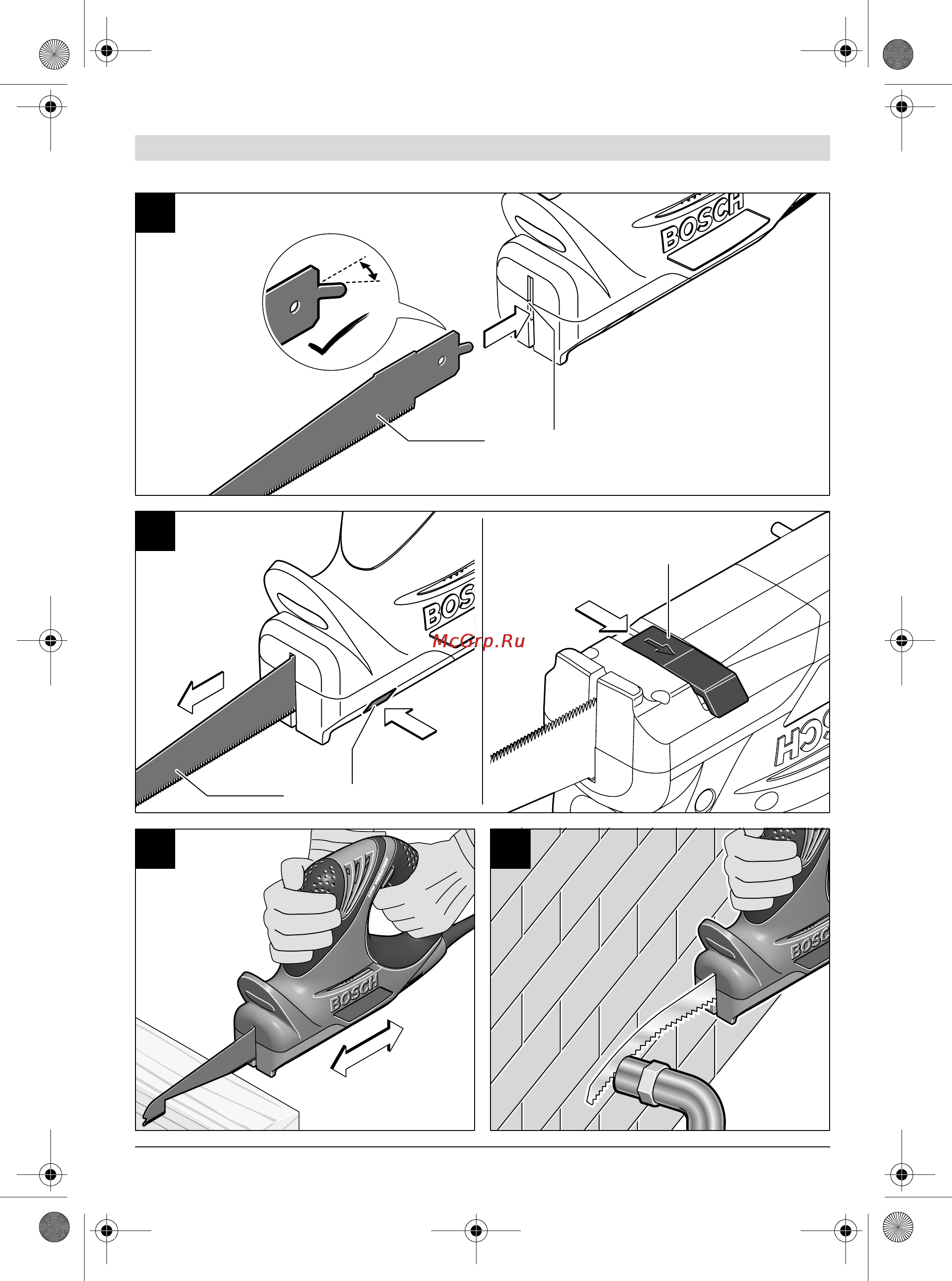 Bosch PFZ 500 E Инструкция по эксплуатации онлайн [4/99] 124702
