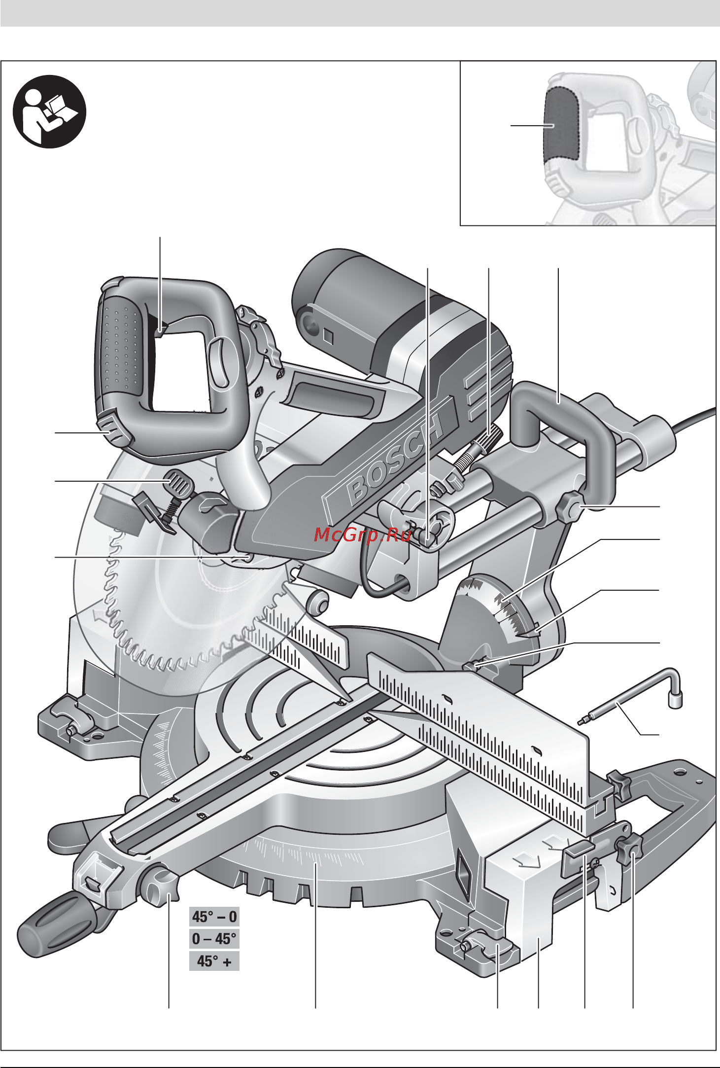 Bosch GCM 10 SD Инструкция по эксплуатации онлайн [4/630] 124716
