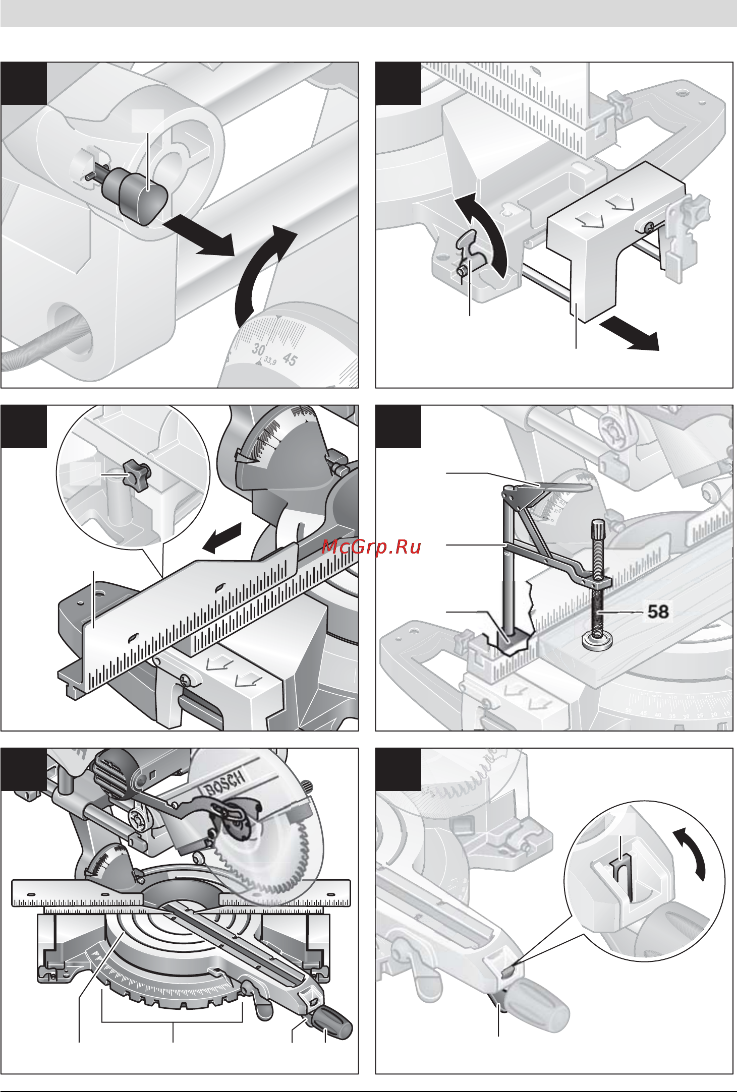 Bosch GCM 10 SD Инструкция по эксплуатации онлайн [7/630] 124716