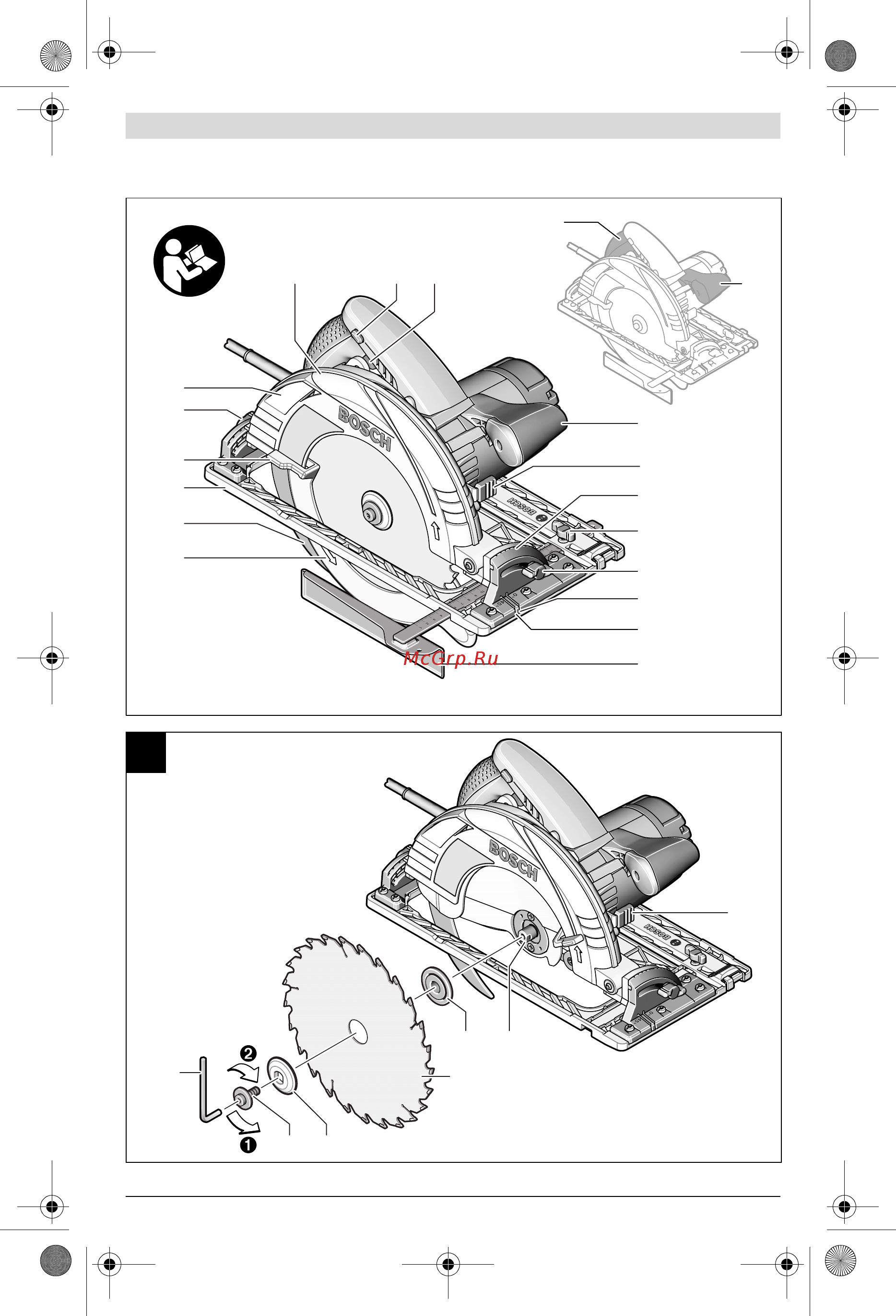 Bosch GKS 85 G 060157A900 Инструкция по эксплуатации онлайн [3/217] 307783