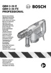 Bosch GBH 3-28 E PROFESSIONAL Инструкция по эксплуатации