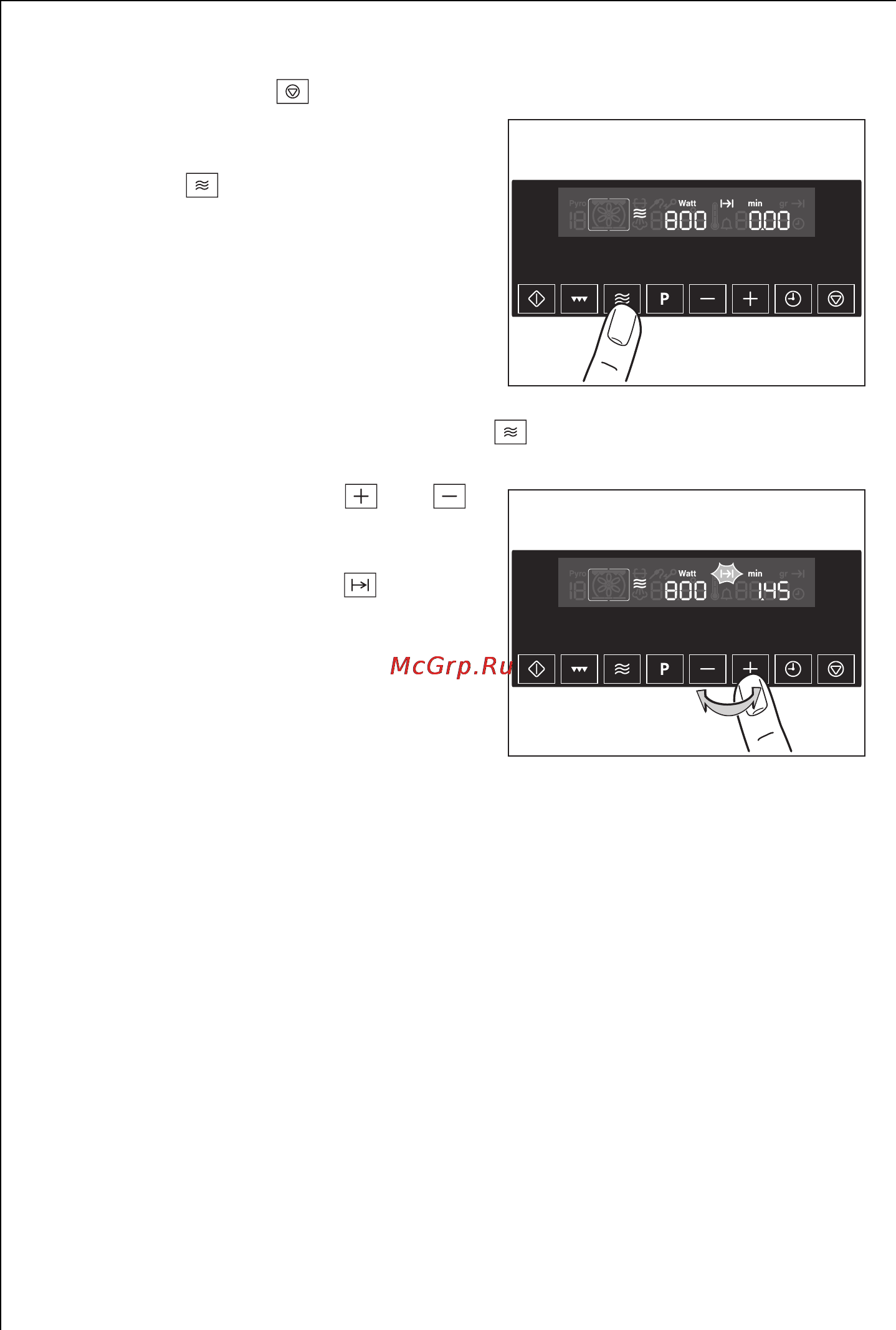 AEG KM 9800 EM [18/64] Режим микроволновой печи