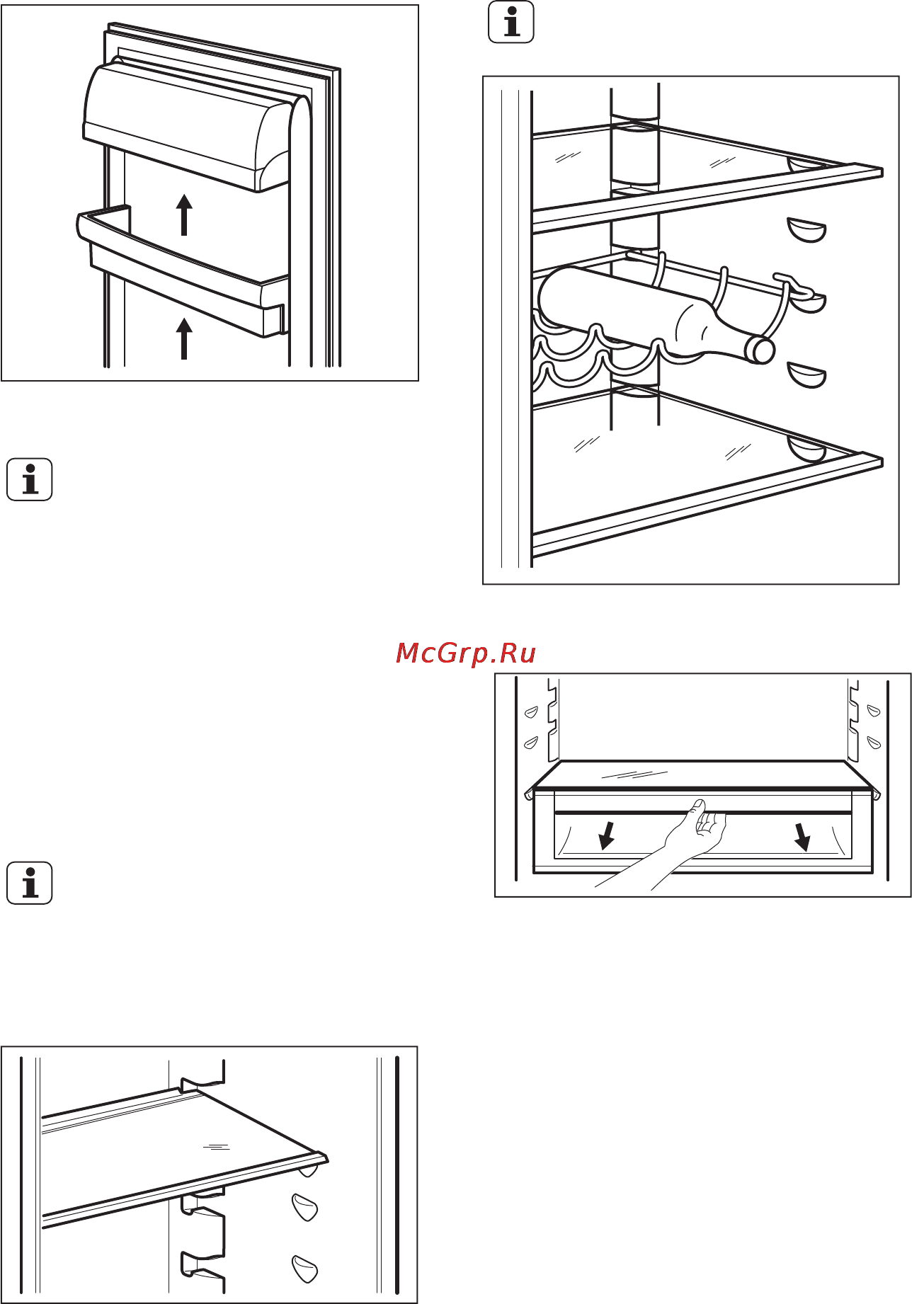AEG S96391CTX2 [11/24] Передвижные полки