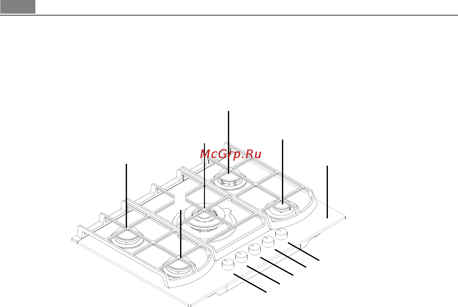 AEG 75857 GB [6/20] Описание варочной панели