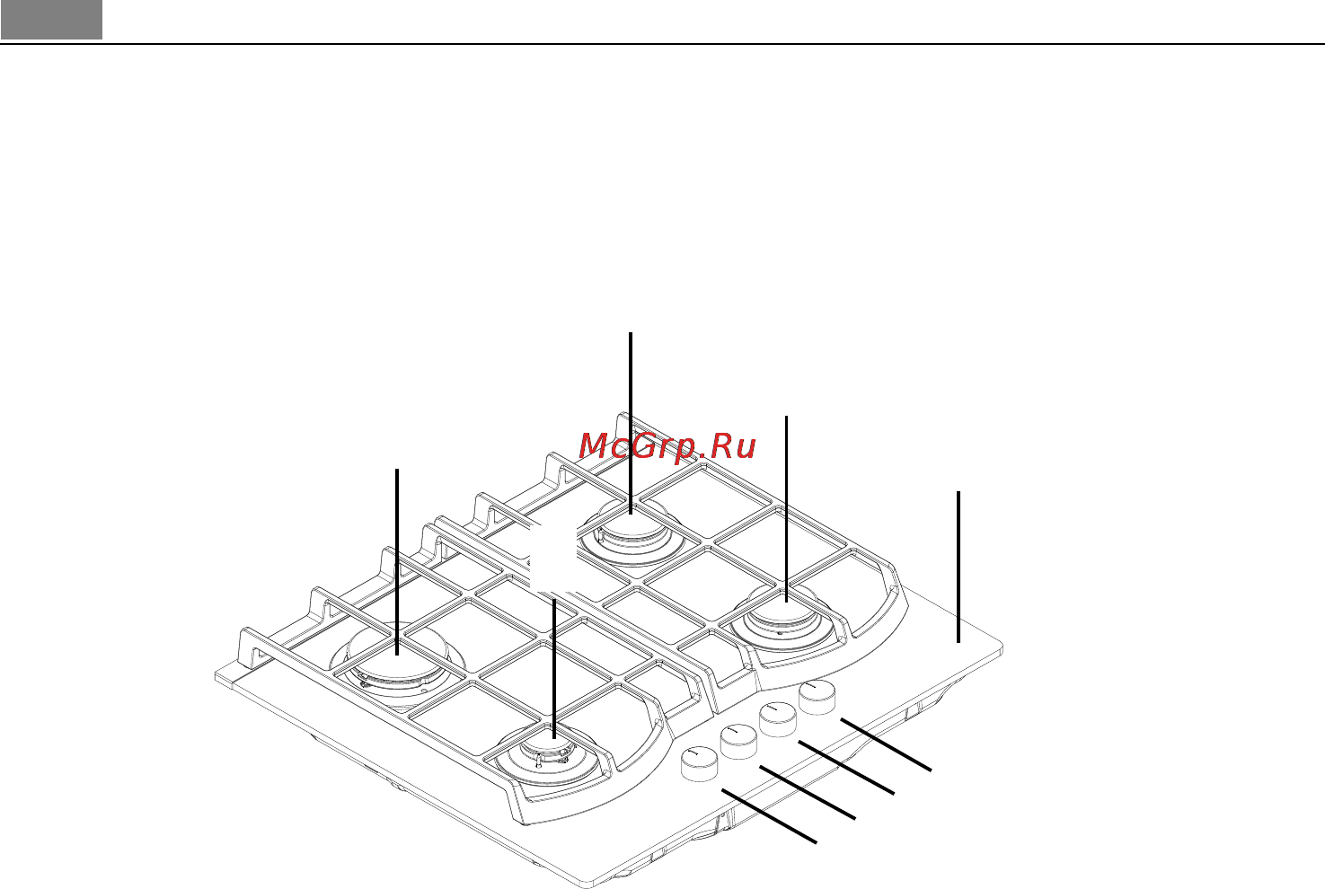 AEG 65507 GB [6/20] Описание варочной панели