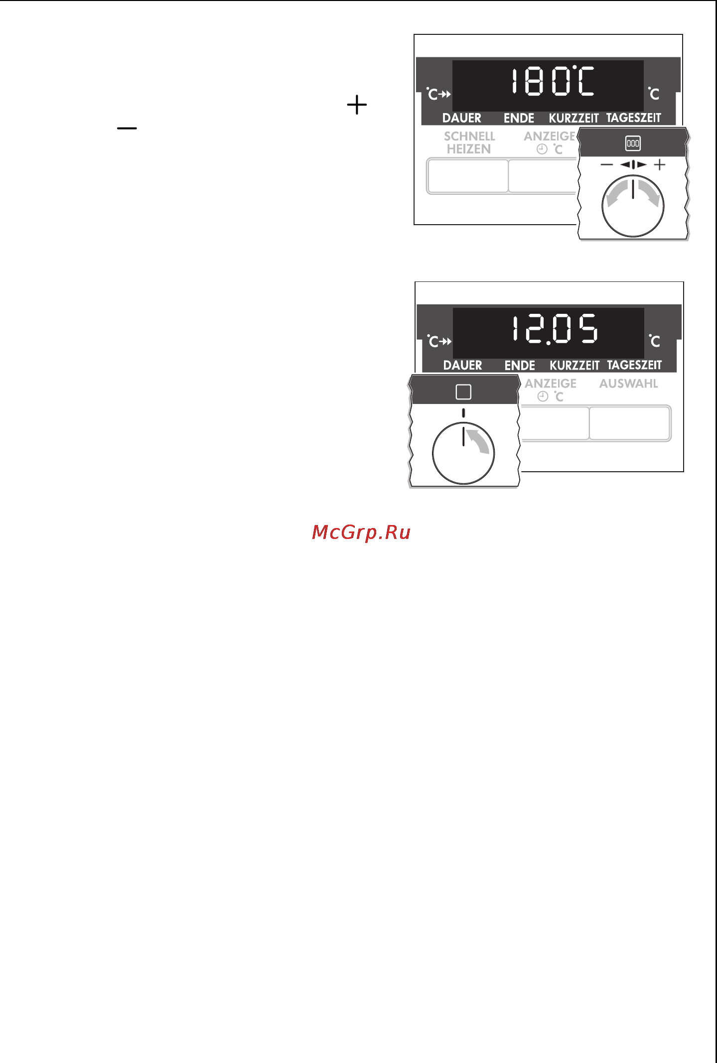AEG B 5741 4M [13/56] Изменение температуры духового шкафа