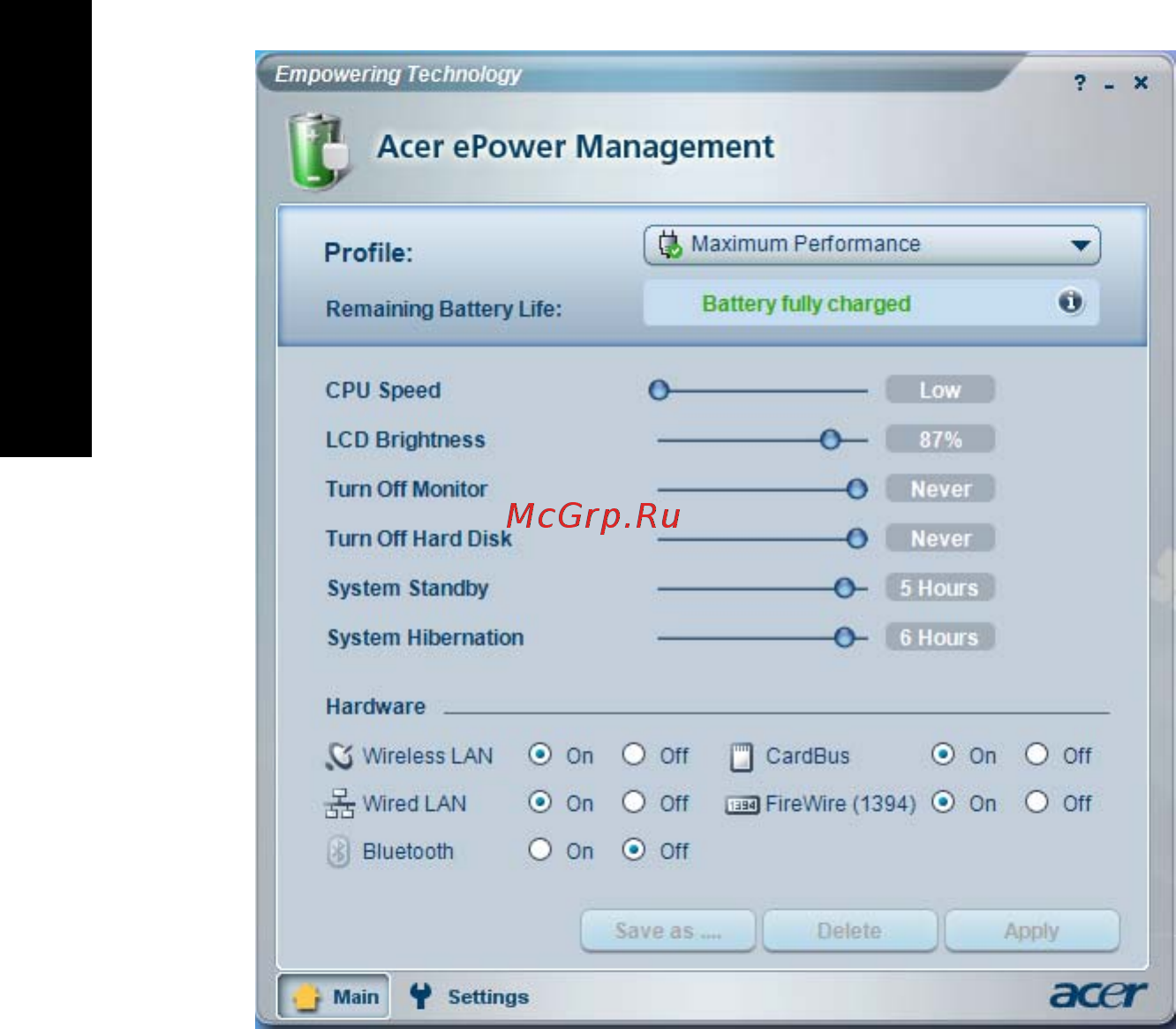 Acer Aspire 5112 WLMi [26/108] Empowering technology