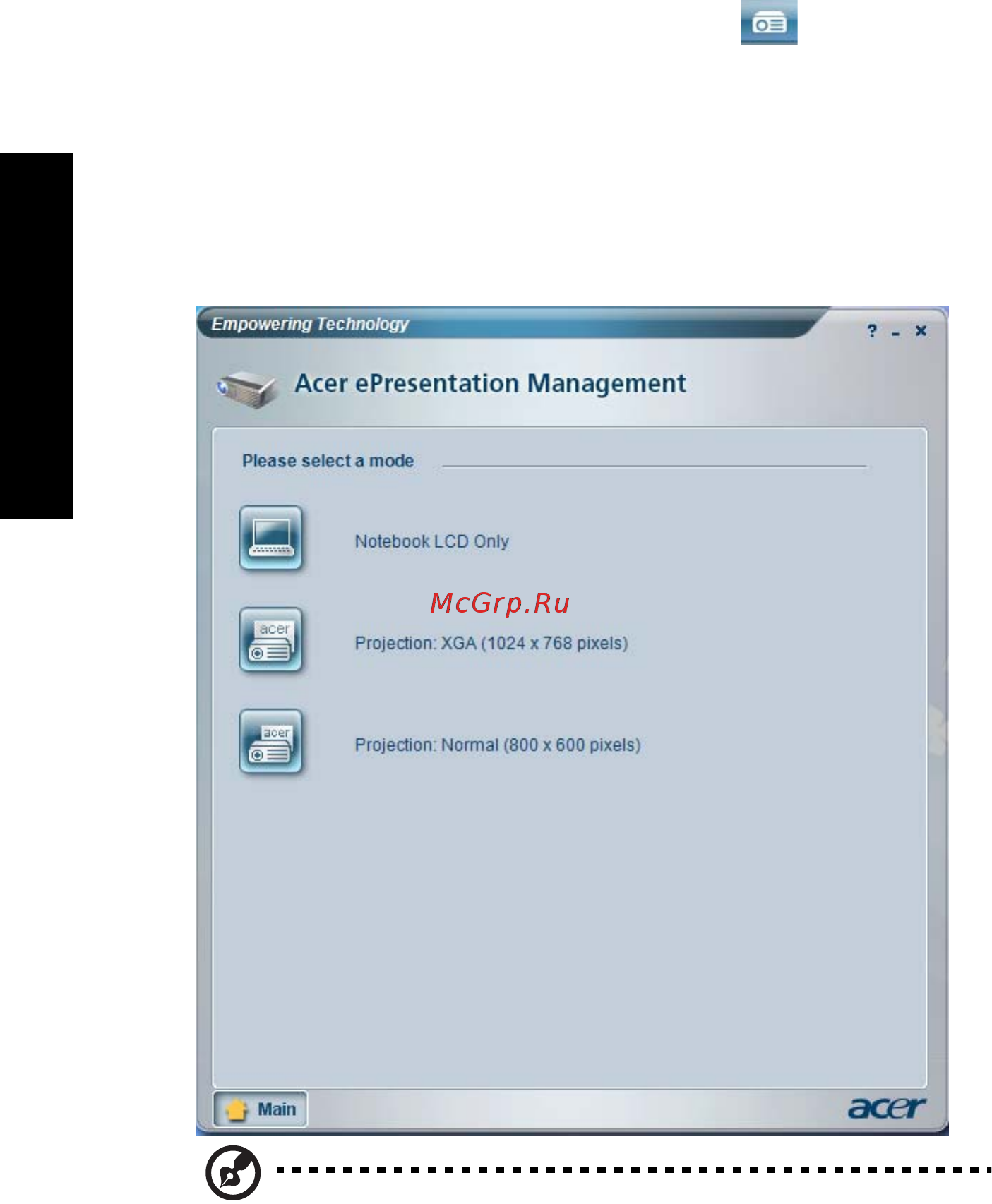 Acer Aspire 5112 WLMi [28/108] Empowering technology
