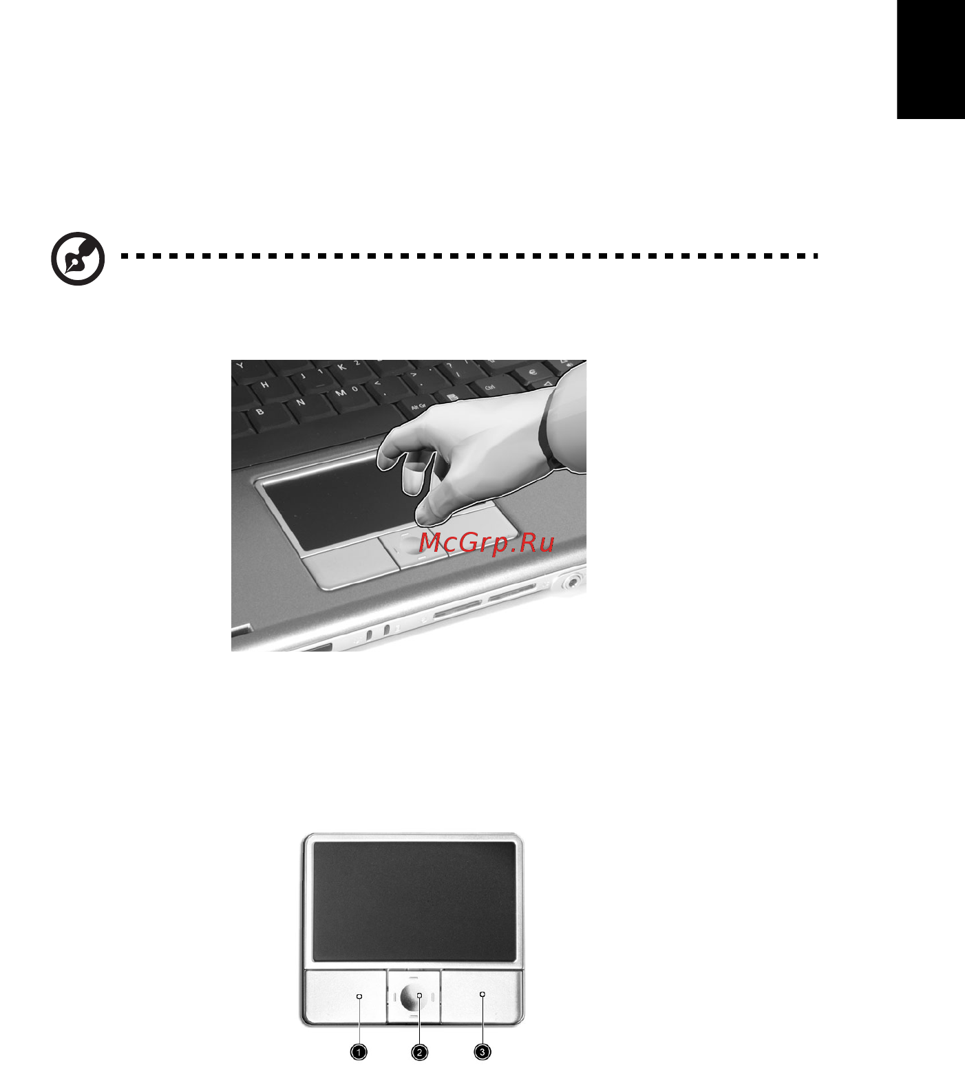 Acer TM 2355 LC [31/92] Ñåíñî²íàø ïàíåëü