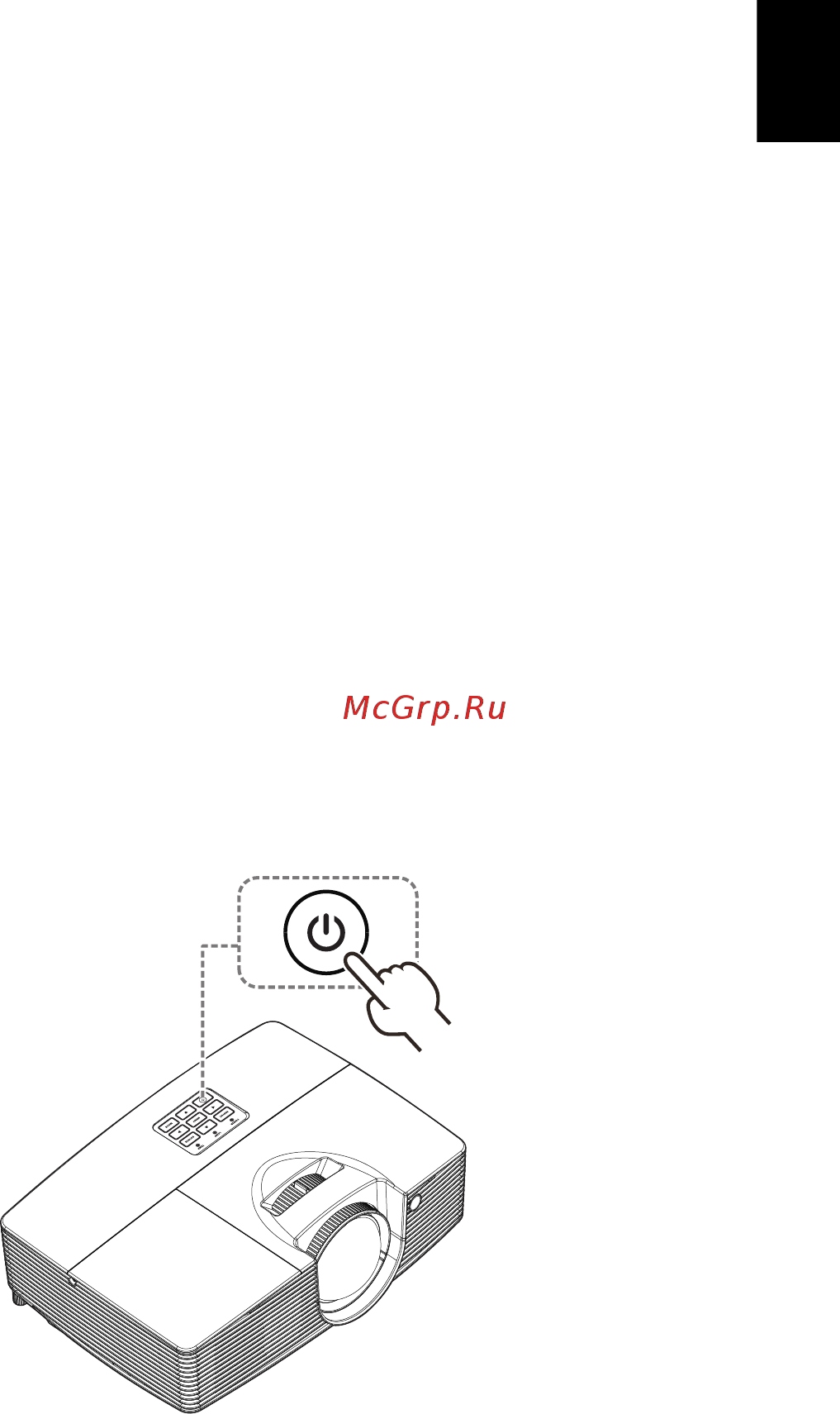 Acer S1283e MR.JK011.001 Белый [21/67] Включение и выключение проектора