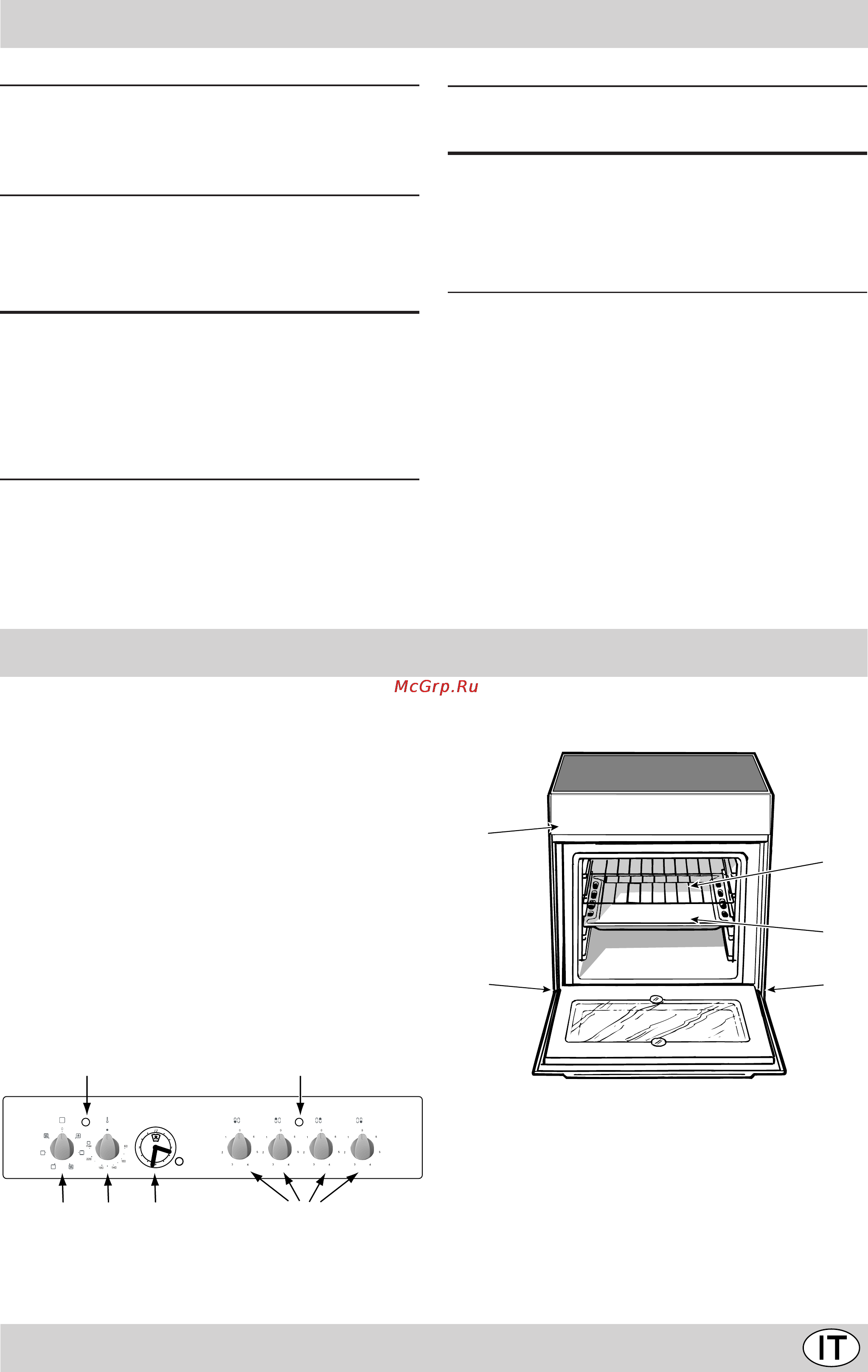 Ariston C6V M3 X/R [3/33] La cucina con forno multifunzione