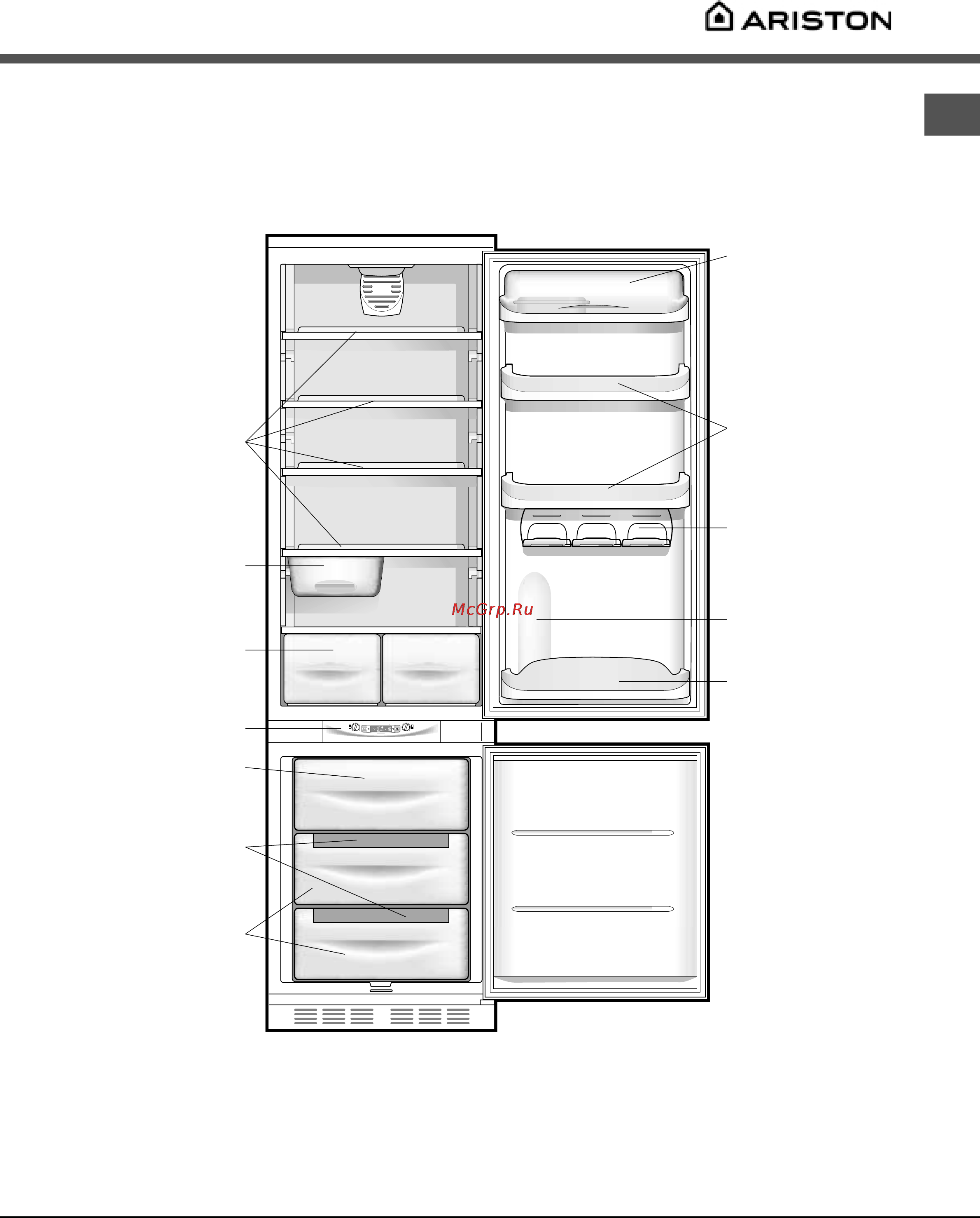 Ariston CISBCS333 GE [15/24] Description of the appliance