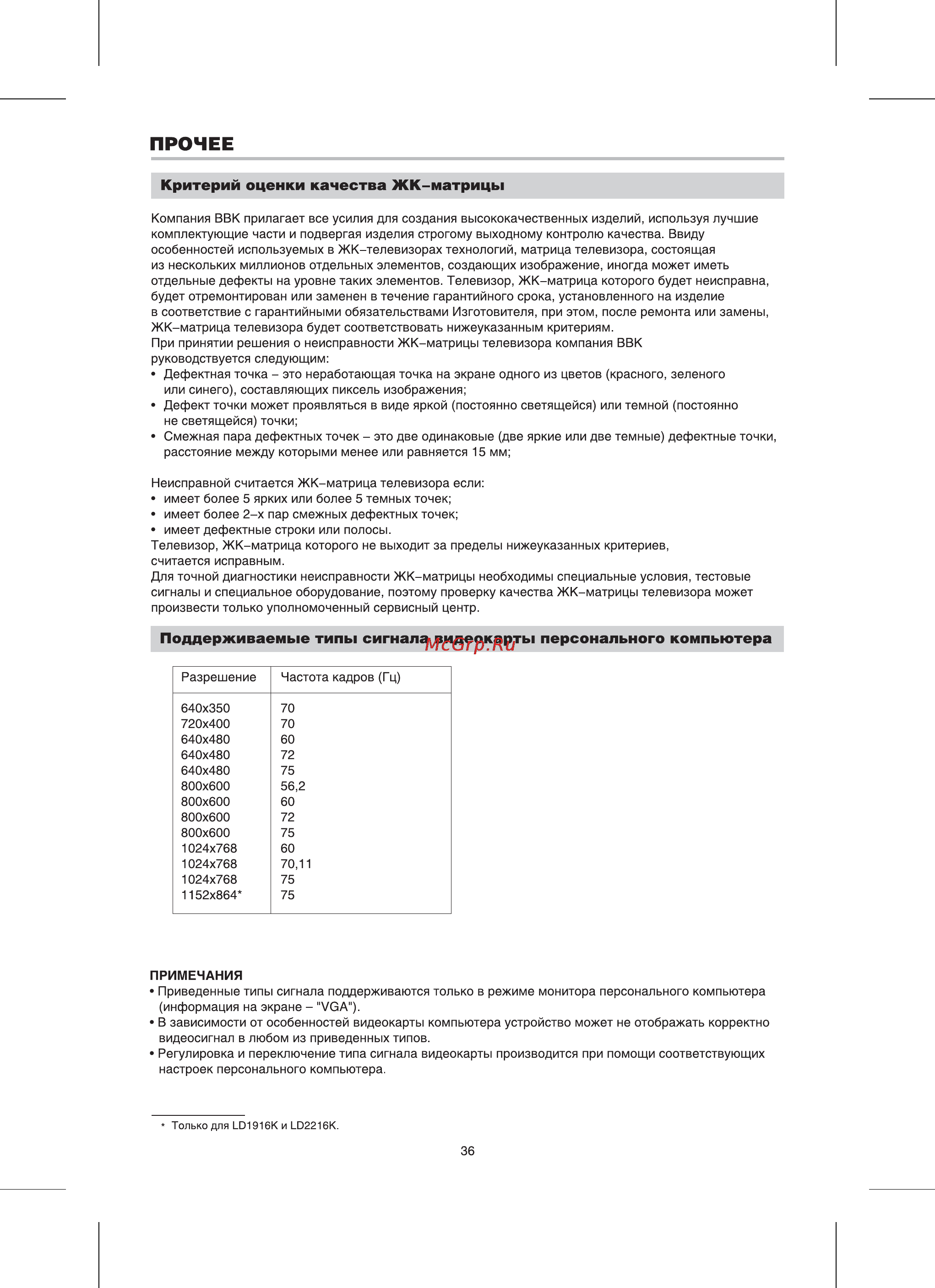 BBK 19 LD1916K [38/44] Прочее