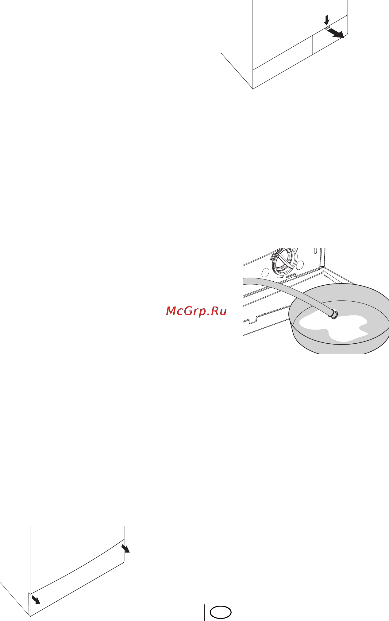 Beko WKD 75105 A [26/37] Слив остатка воды и чистка фильтра насоса