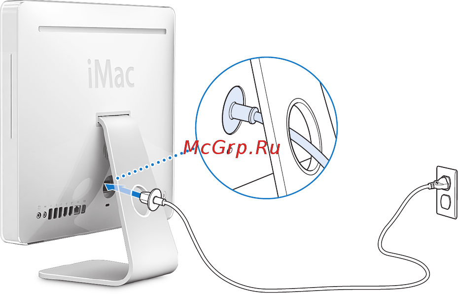Apple 20\'\' MA200 [10/72] Установка компьютера imac