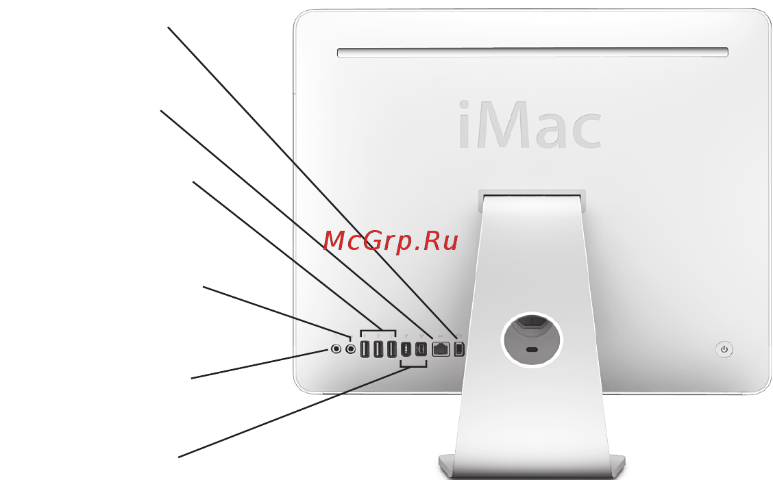 Apple 20\'\' MA200 [24/72] Порты imac