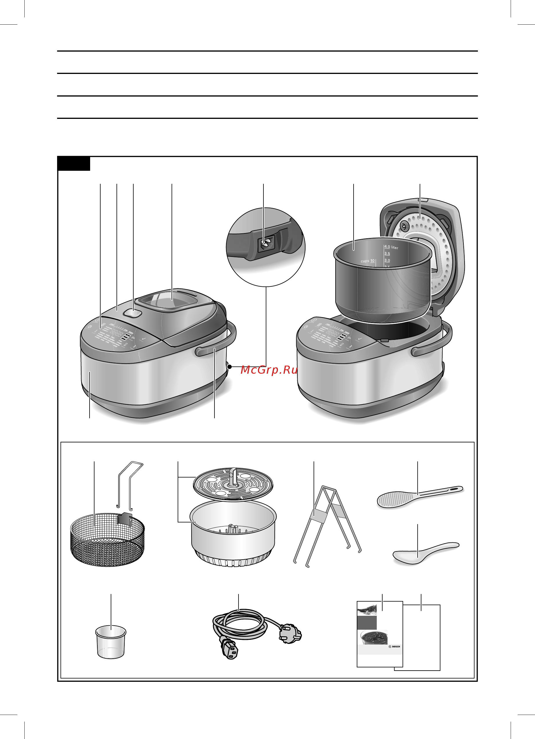Bosch MUC28B64RU Инструкция по эксплуатации онлайн [2/31] 125665
