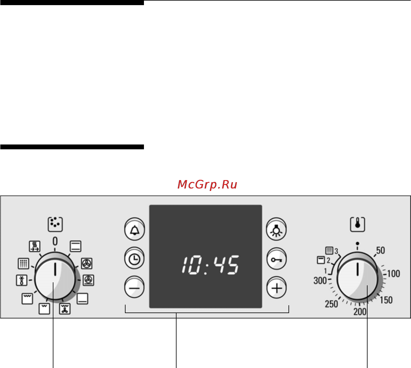 Bosch HBN730550 [8/59] Панель управления