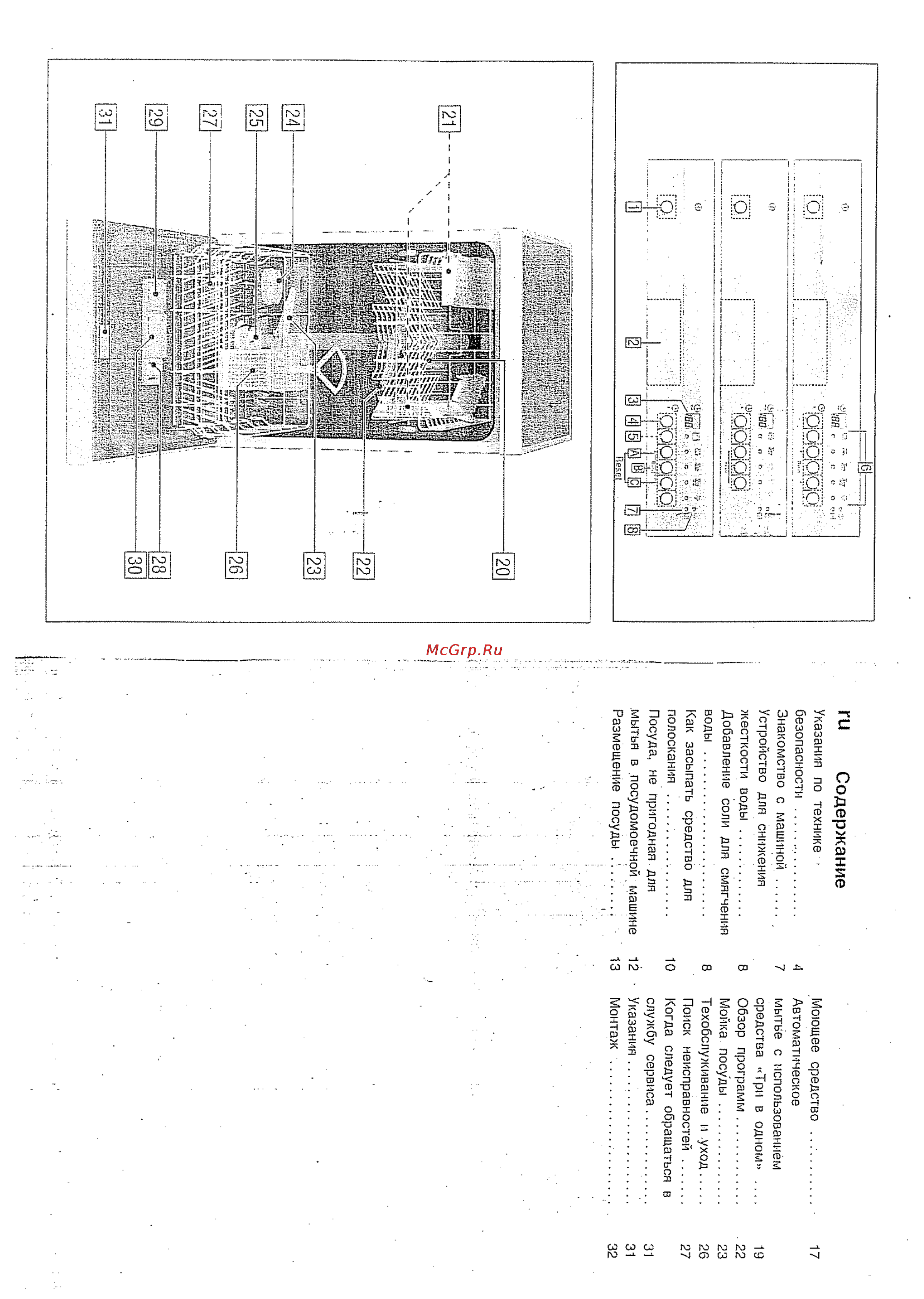 Bosch SRS 45 T02 EU [2/18] Ги содержание