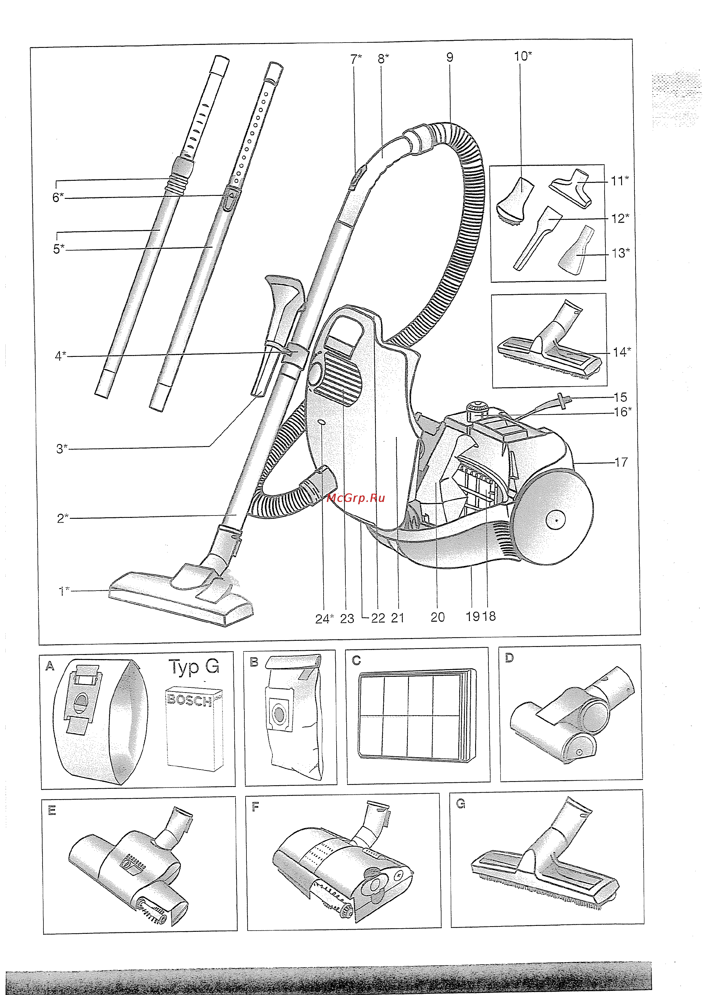 Bosch BSA 2885 Инструкция по эксплуатации онлайн [2/11] 125688