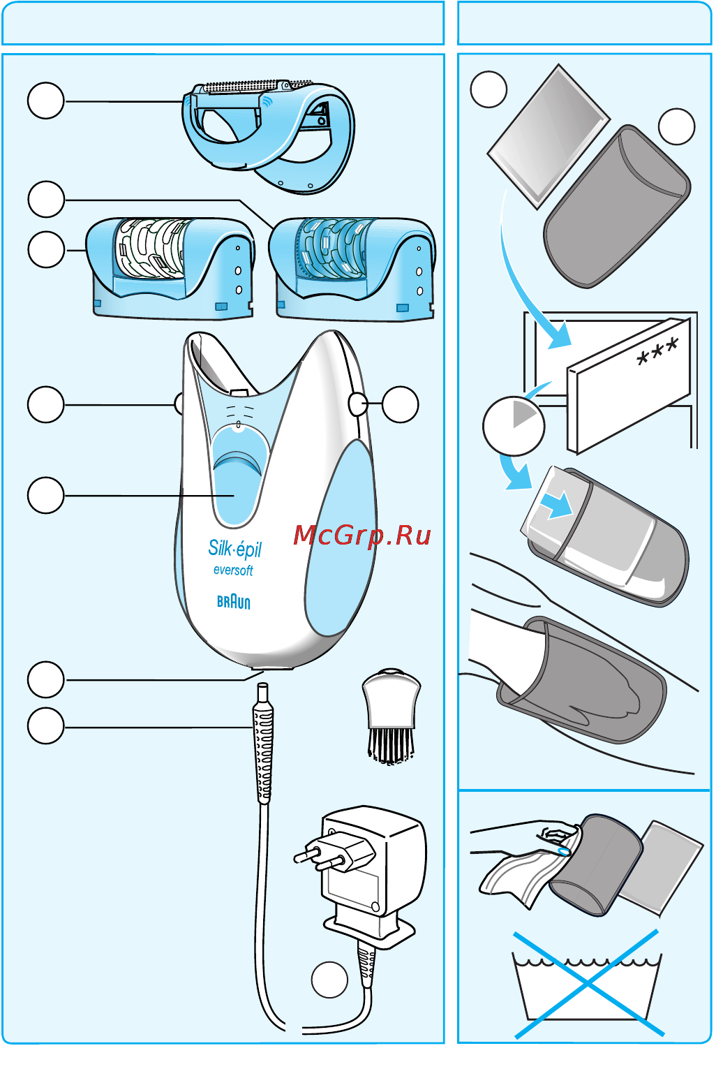 Braun SE 2270/00 Инструкция по эксплуатации онлайн [3/14] 125742