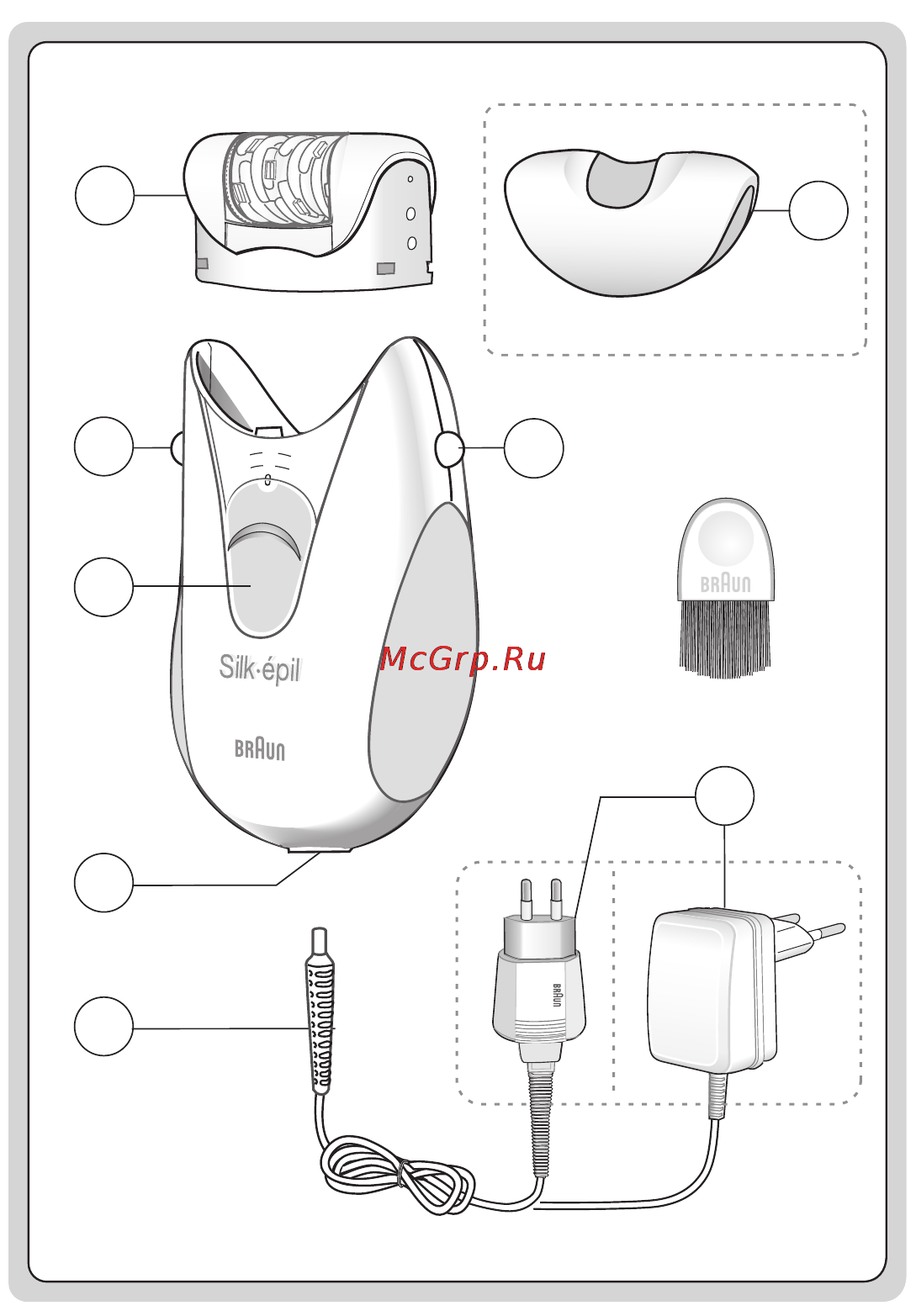 Braun SE 2370 Blue Инструкция по эксплуатации онлайн [3/9] 125751
