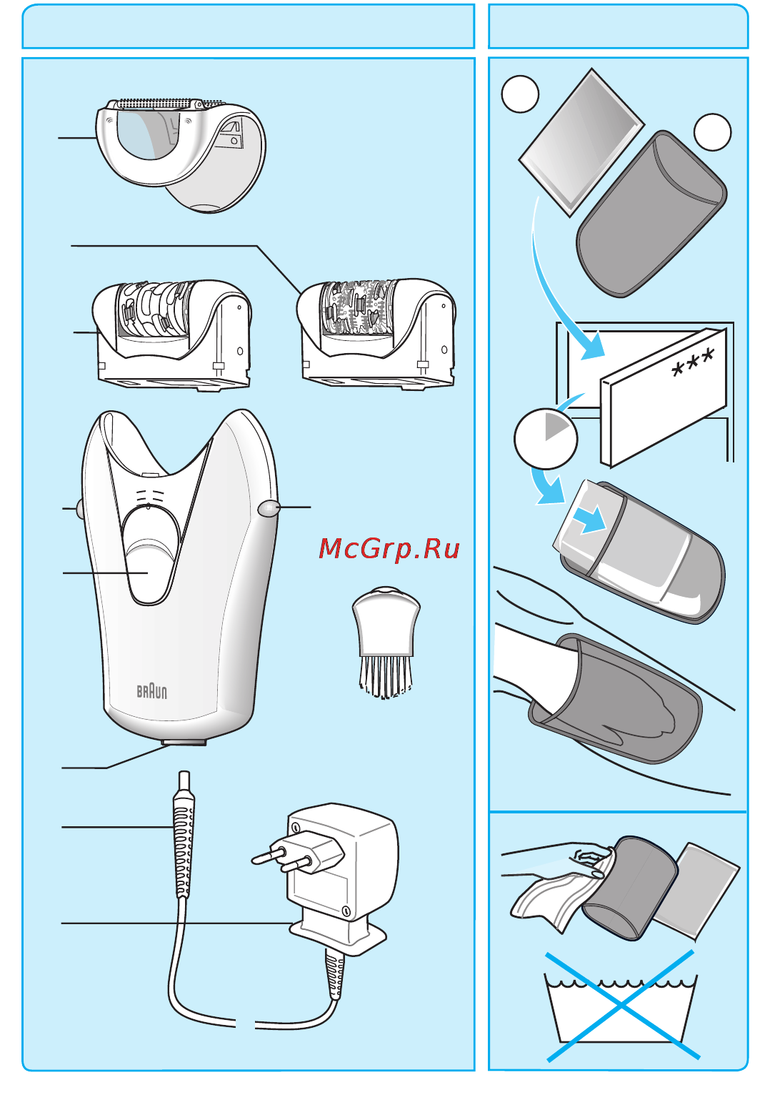 Braun 3470 Инструкция по эксплуатации онлайн [3/14] 125799