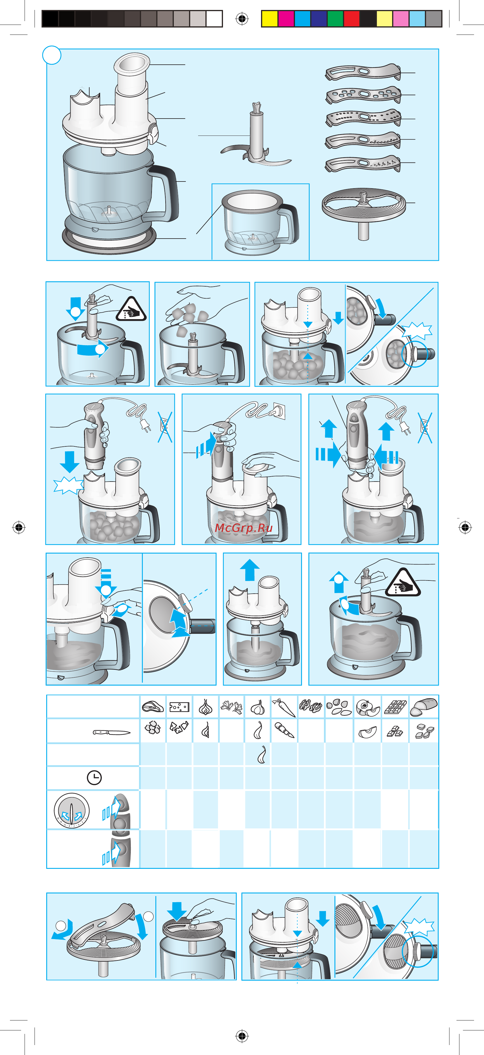 Braun MR6550 M FP HC Инструкция по эксплуатации онлайн [4/10] 125842