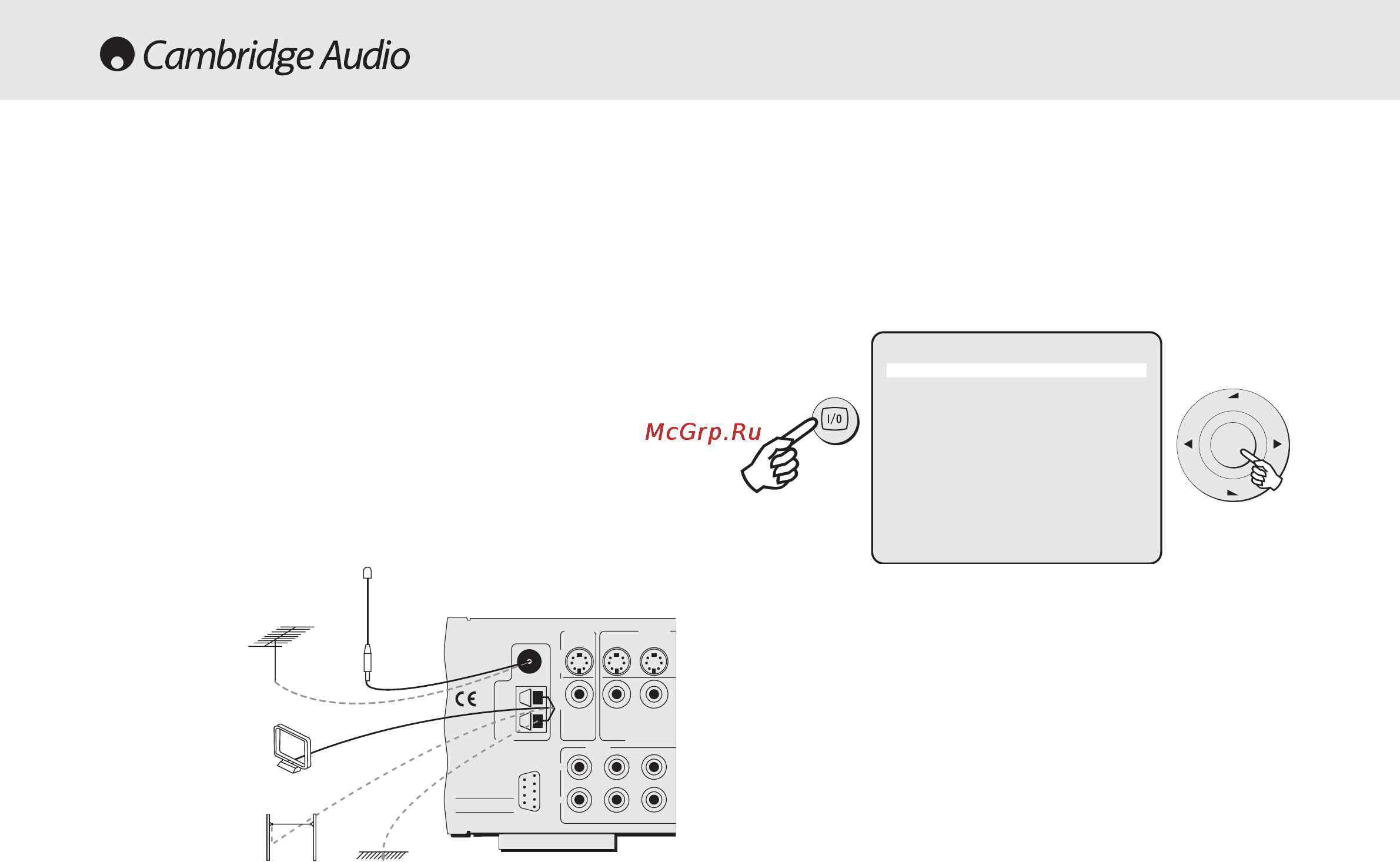 Cambridge Audio 540 RV2.0 S [20/32] Подключения антенн