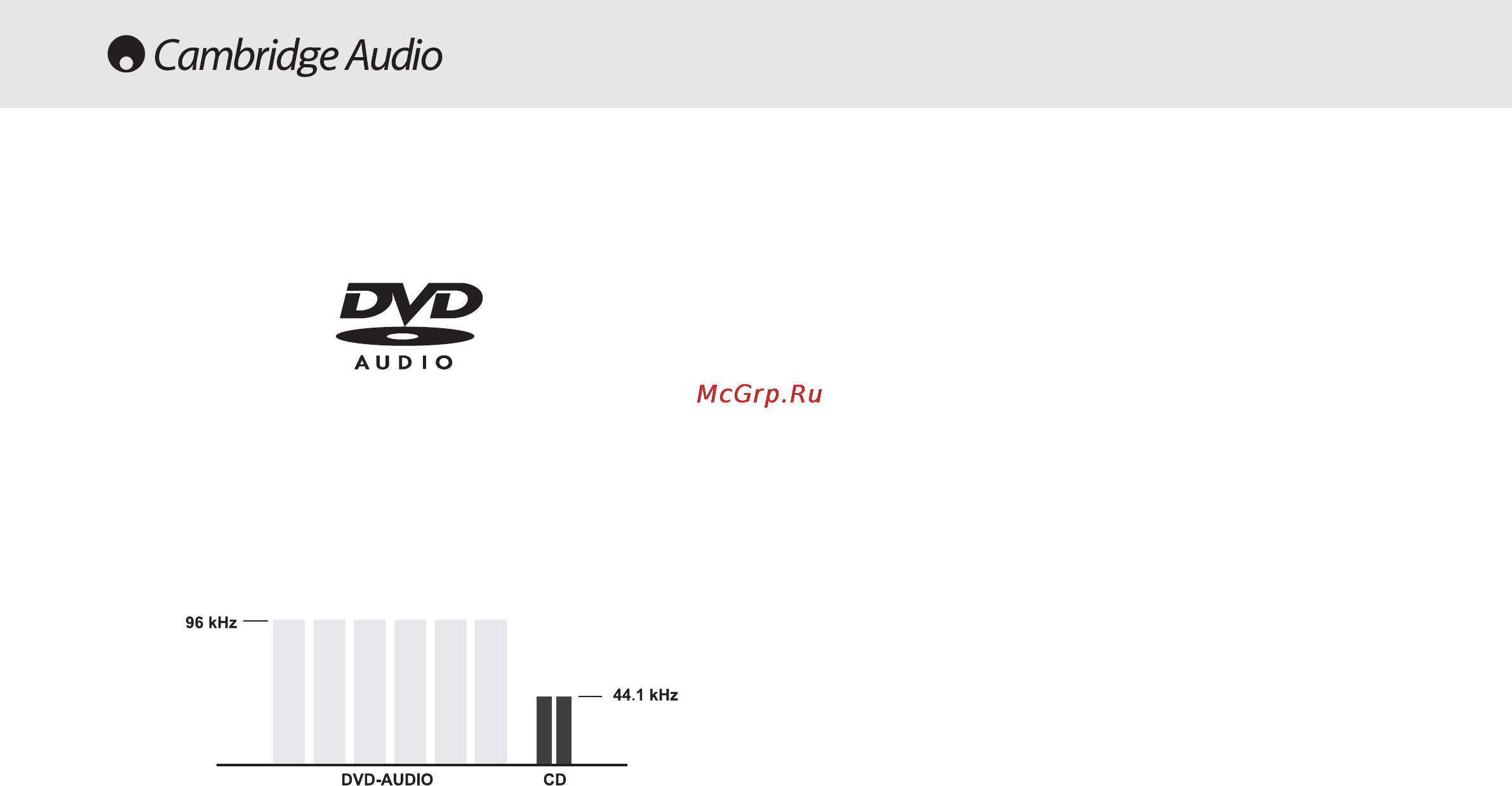 Cambridge Audio DVD89 S [22/30] Звуковой диск dvd