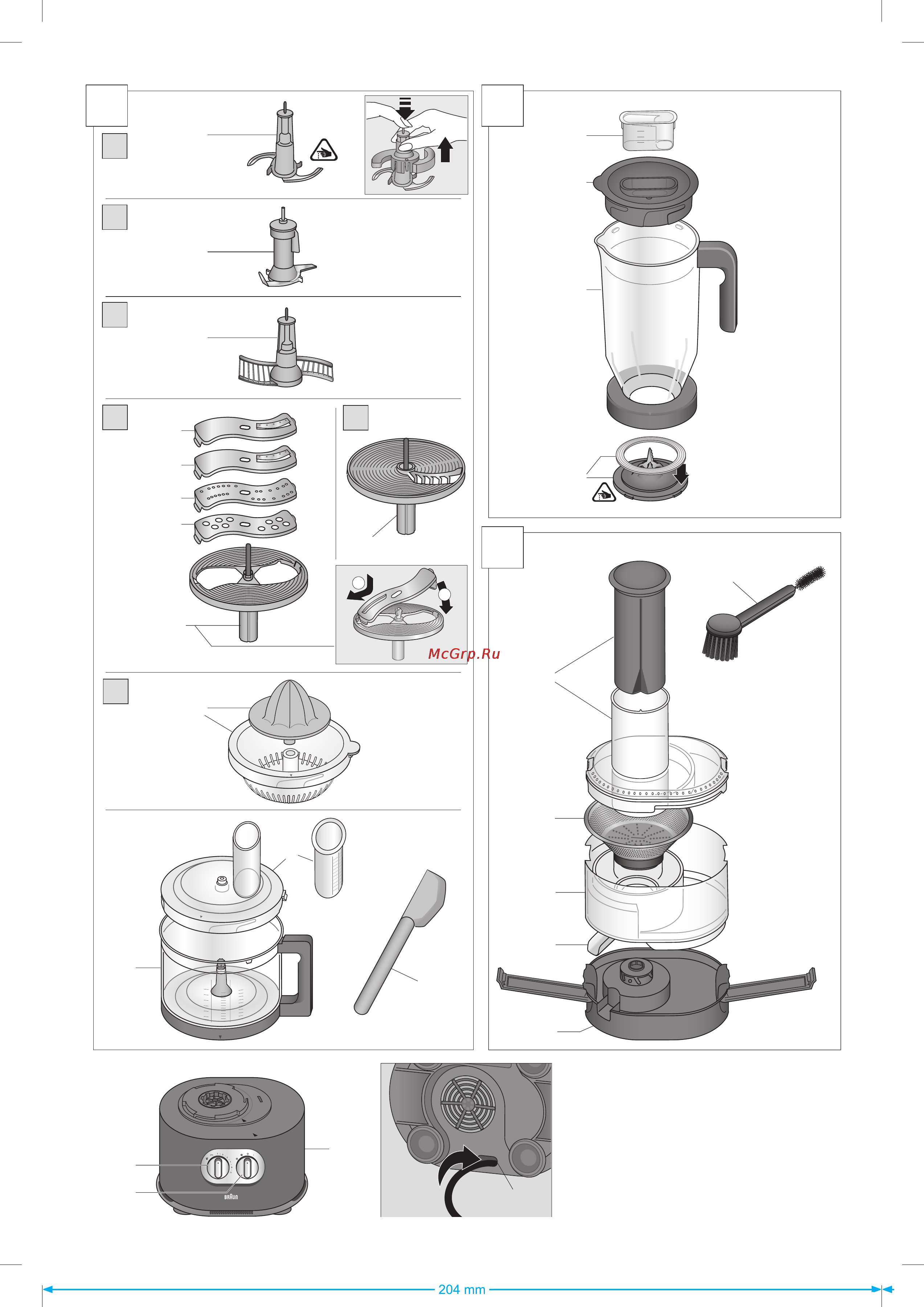Braun FP5160WH Инструкция по эксплуатации онлайн [3/10] 125923
