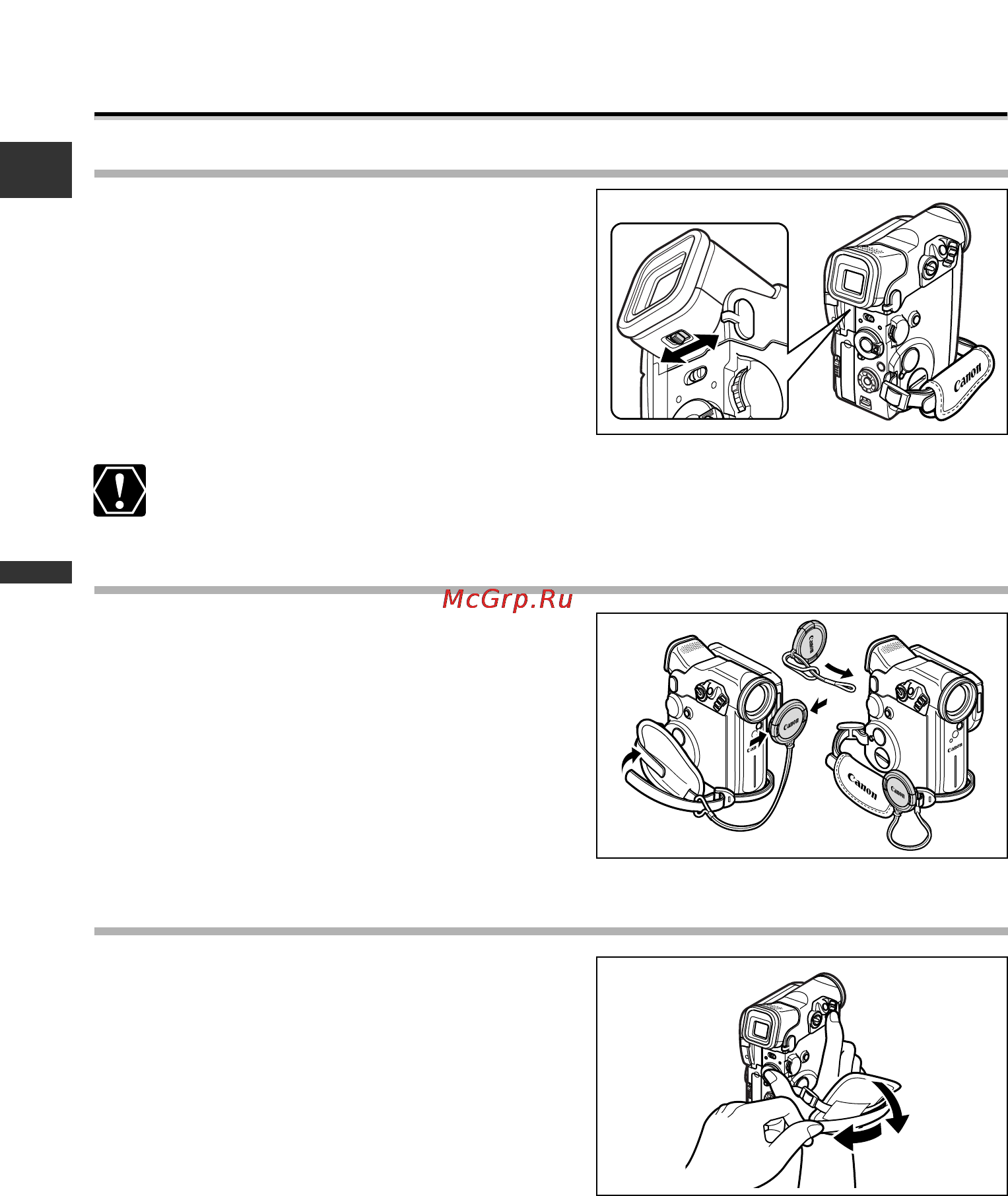 Canon MV-X10 i [18/163] Подготовка видеокамеры