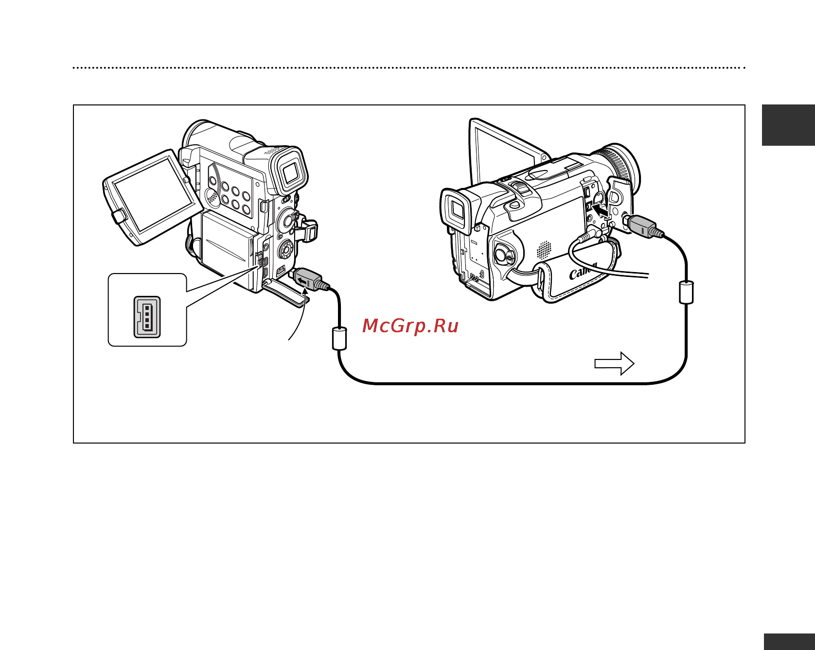 Canon MV-X10 i [87/163] Подключение цифрового видеоустройства