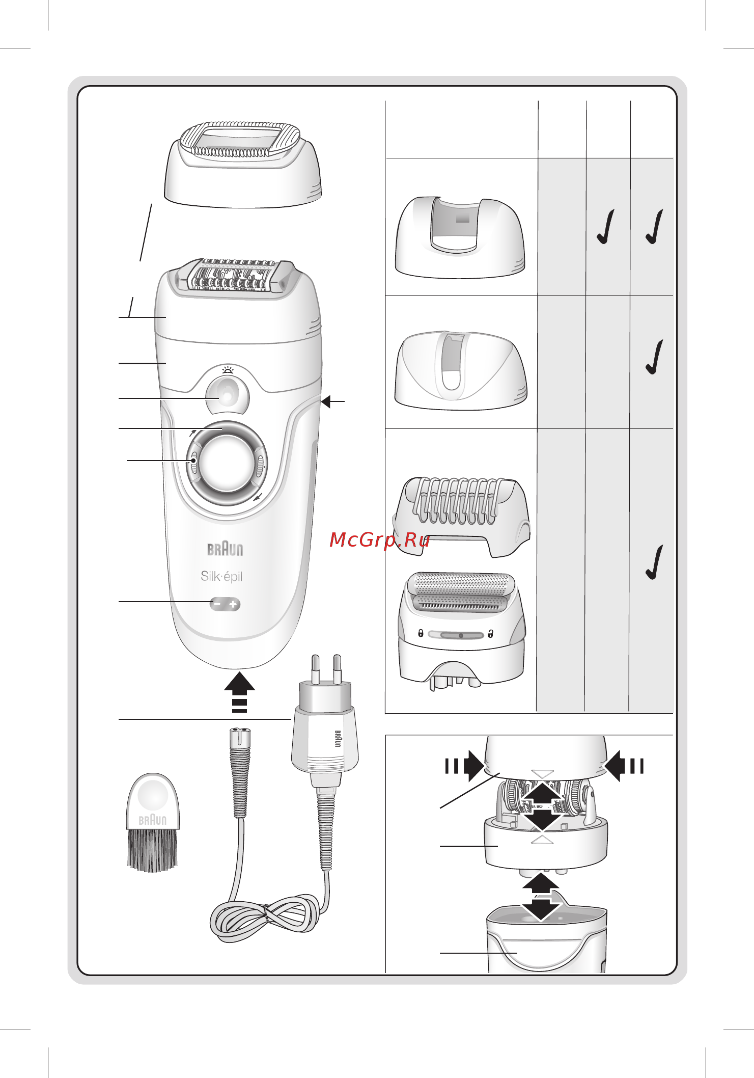Braun Silk-epil 7 SkinSpa 7-561 Wet And Dry [3/12] Css approved effective date 24jun2014 gmt printed 05feb2015 page 3 of 40