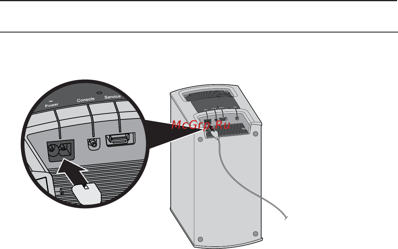 Bose CineMate 120 Black [11/32] Подключение питания к модулю acoustimass