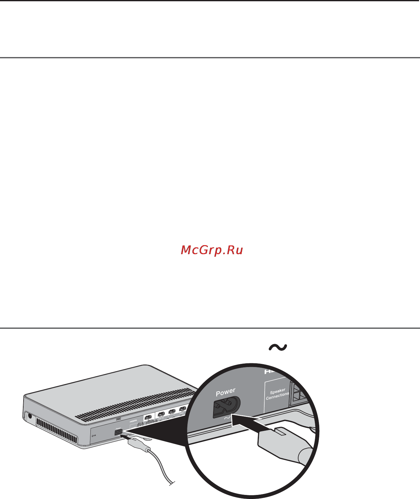 Bose CineMate 120 Black [15/32] Подключение консоли к источнику питания