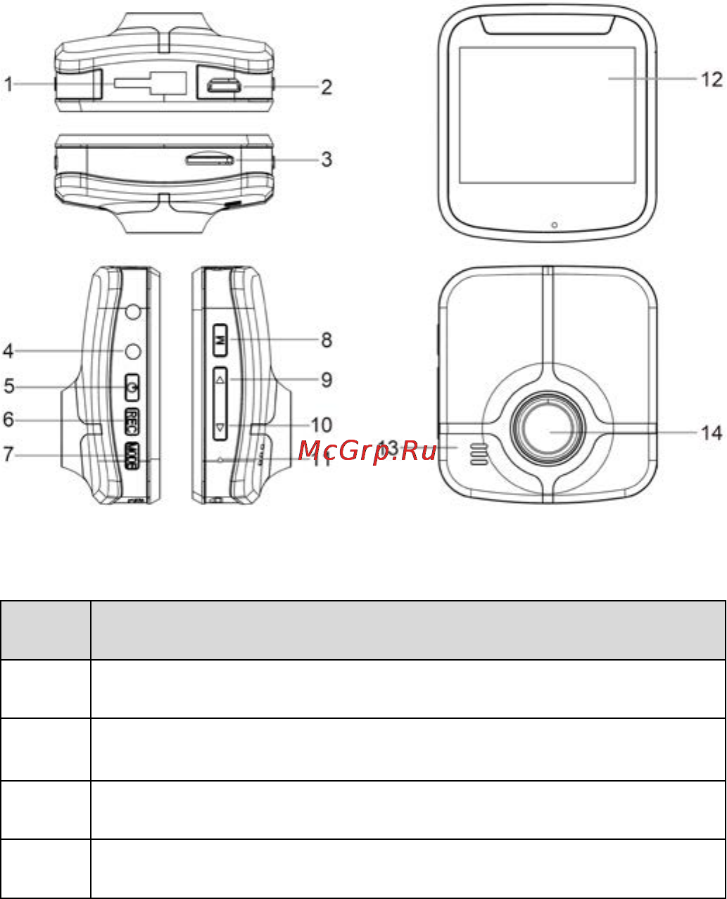 Citizen Z350 [10/76] Внешний вид и расположение органов управления