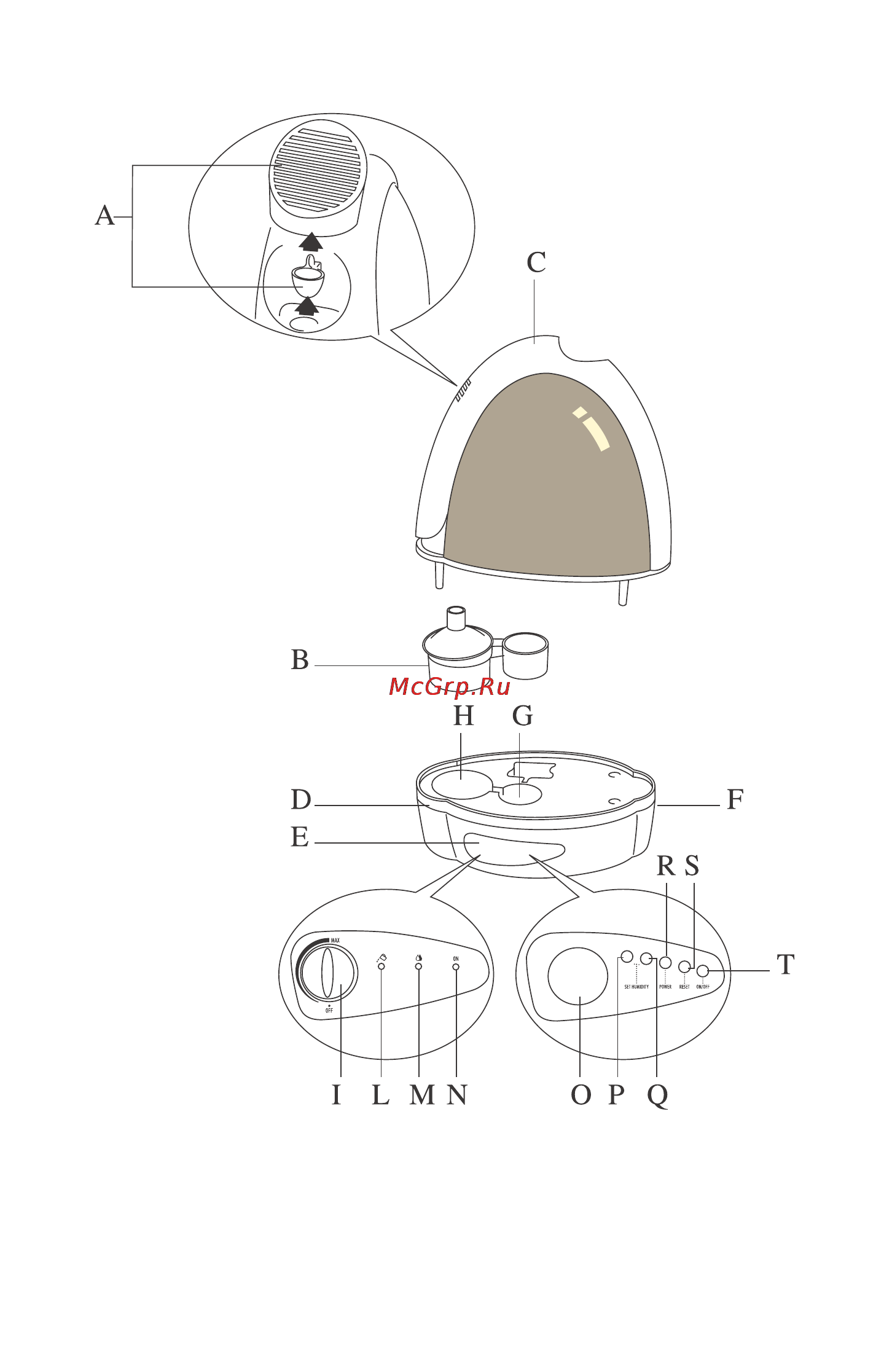 Delonghi UH800E Инструкция по эксплуатации онлайн [2/8] 126323
