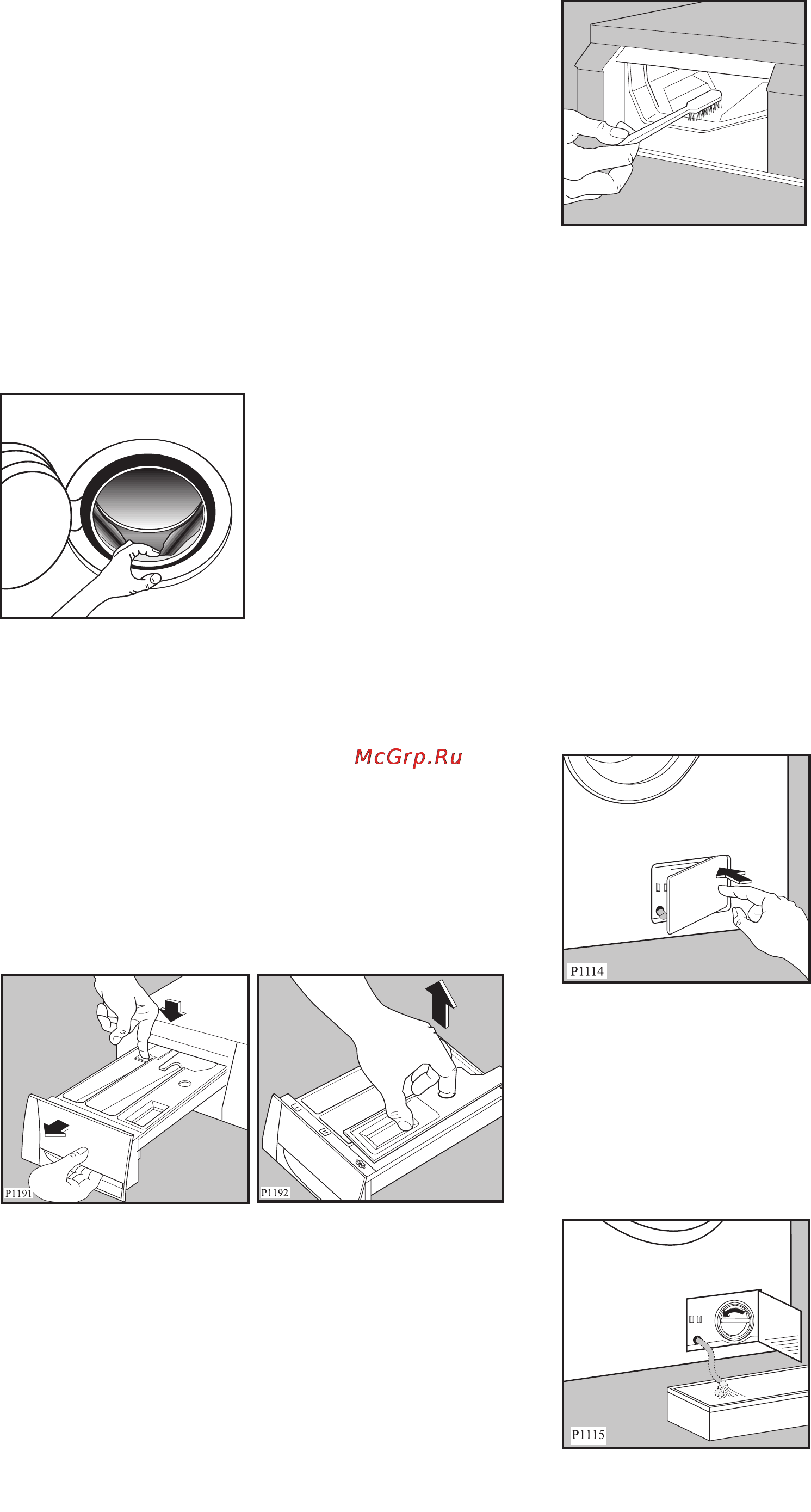 Electrolux EWW1290 [22/27] Уход за машиной и чистка