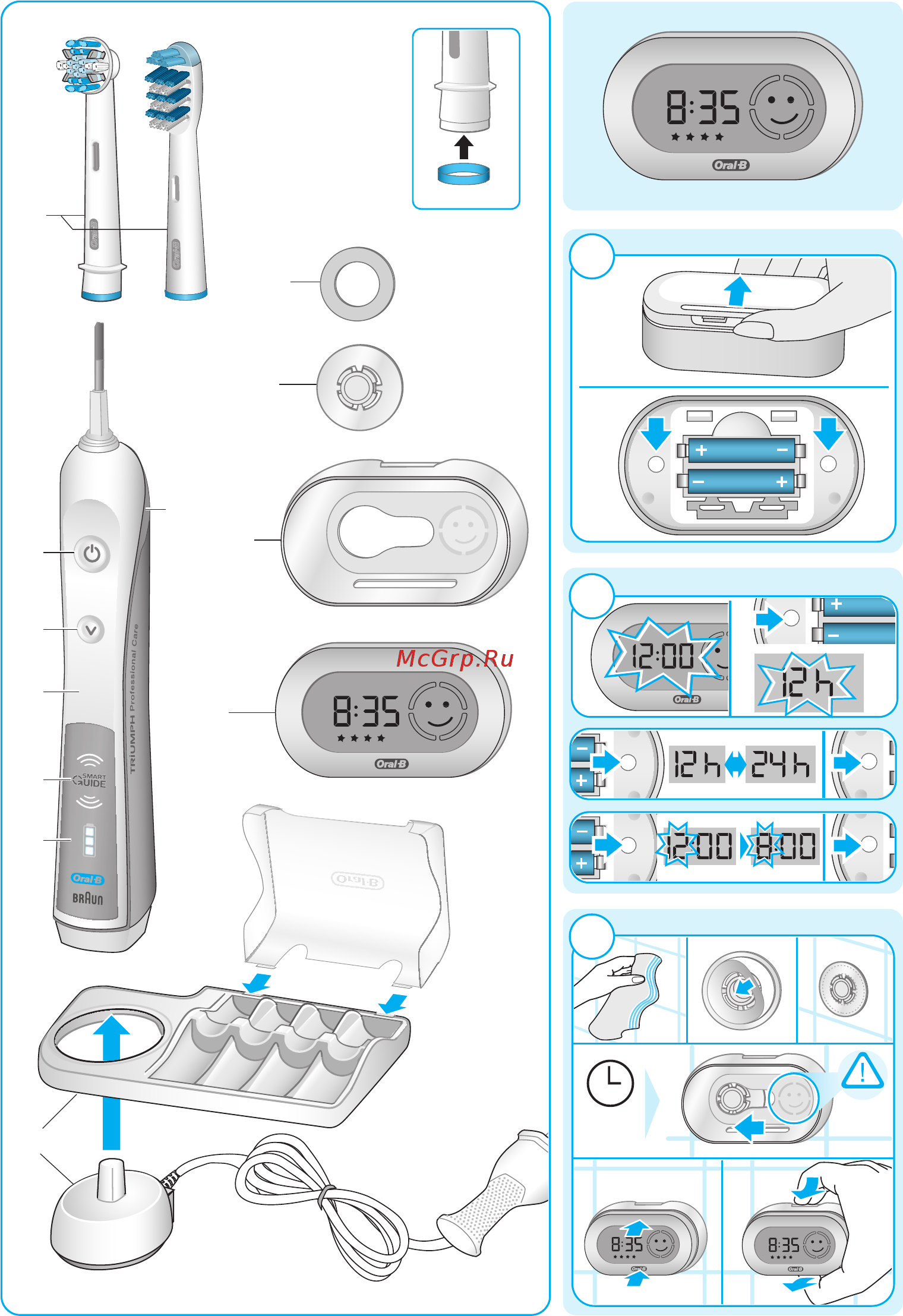Braun Oral-B Triumph 5000/D34.575.5X [3/11] Css approved effective date 19dec2013 gmt printed 22may2014 page 4 of 88