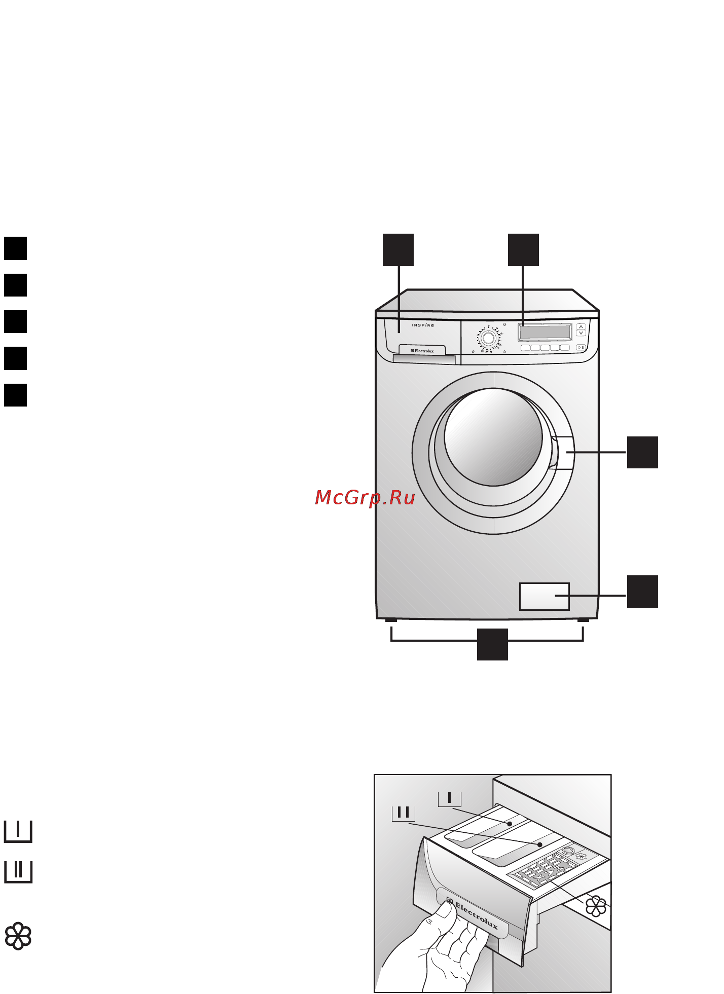 Electrolux EWS10612W [7/48] Описание машины